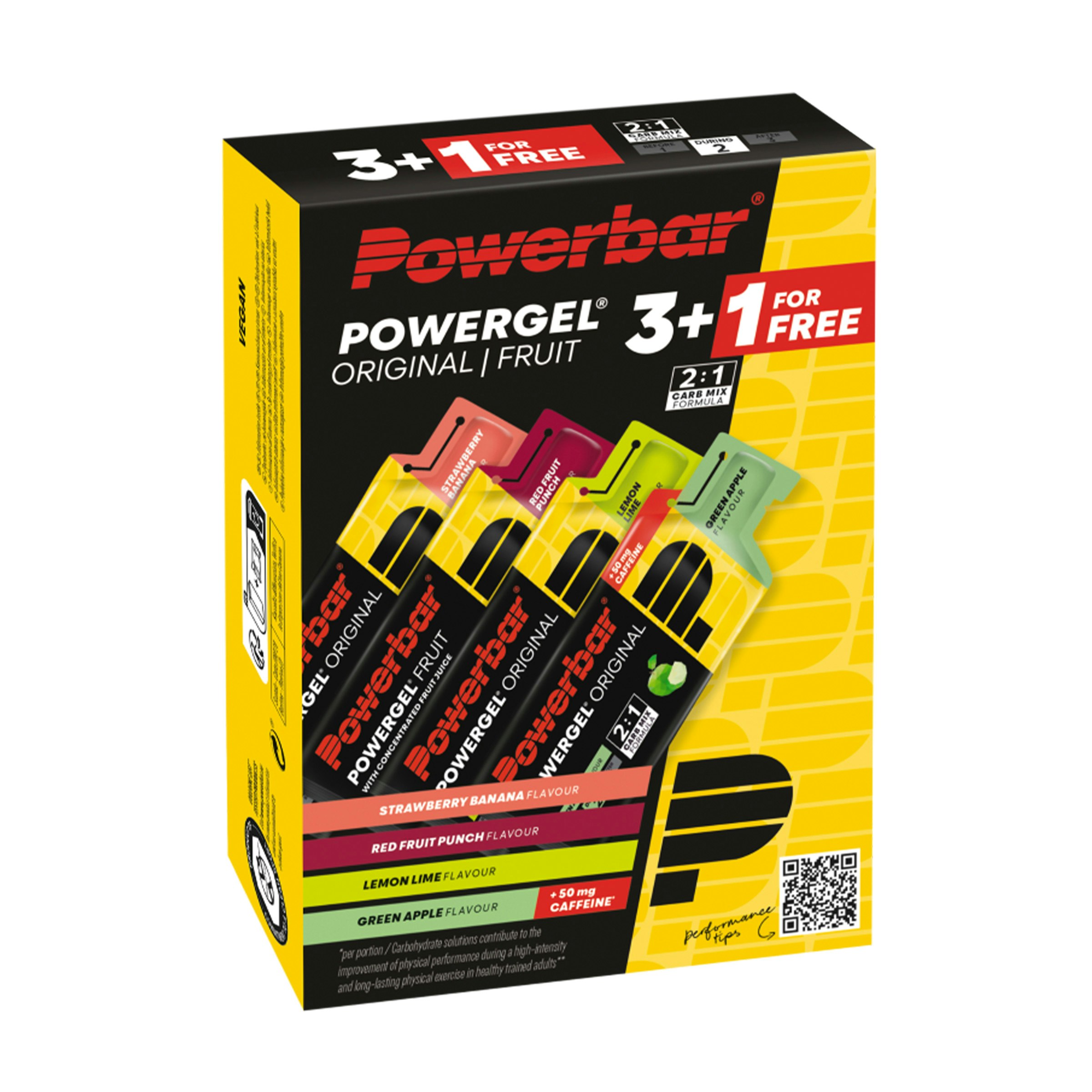 Powerbar Multiflavour 4-Pack PowerGel