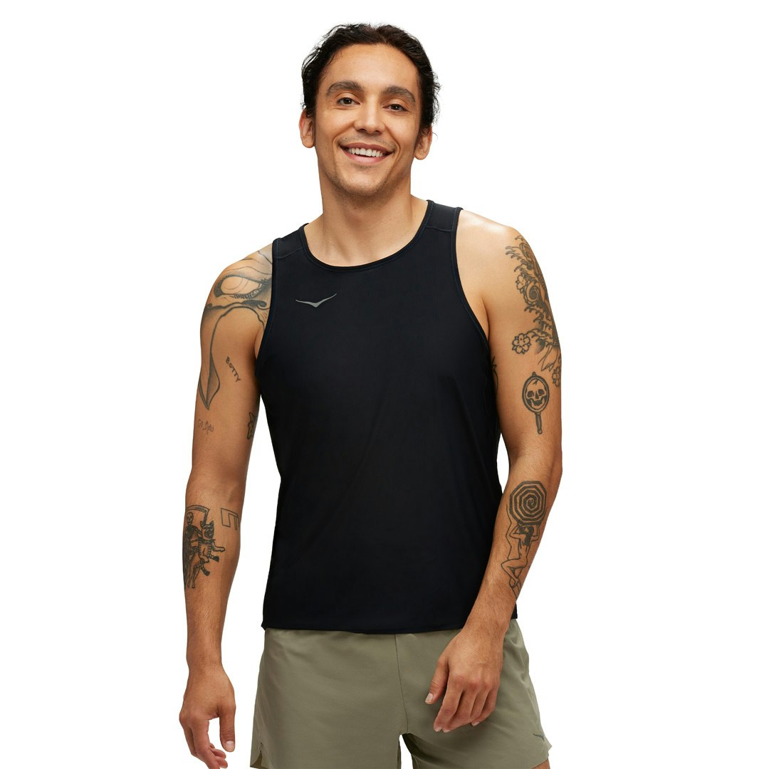 HOKA Performance Run Singlet Heren