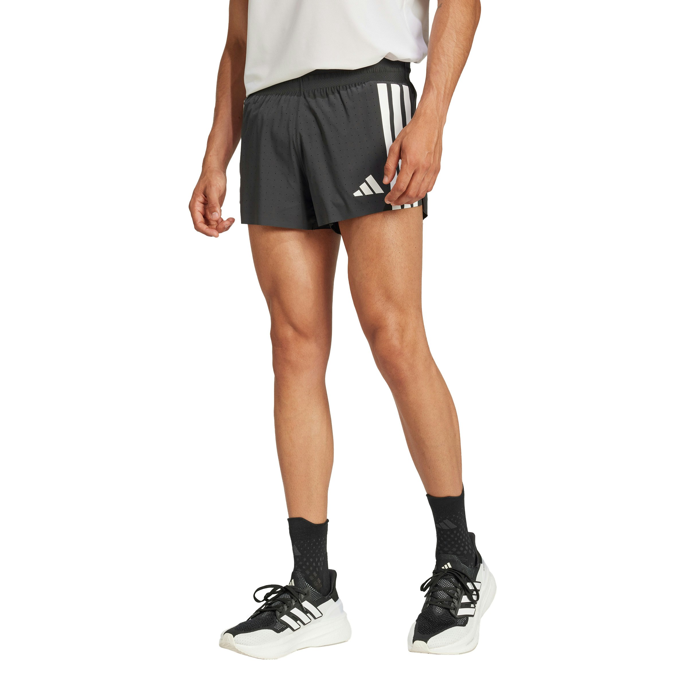 adidas Adizero 3 Inch Split Shorts Heren