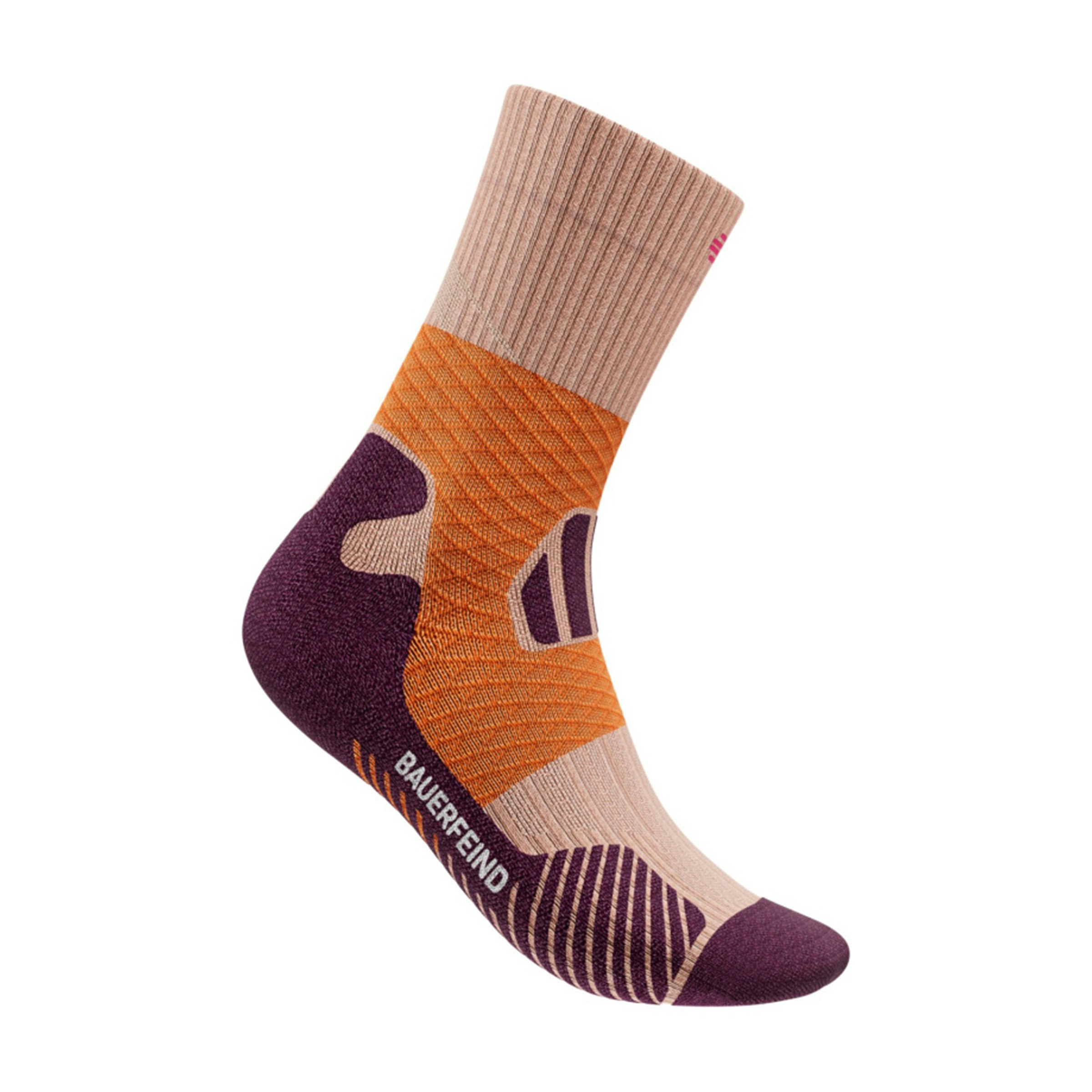 Bauerfeind Trail Run Mid Cut Socks Dames