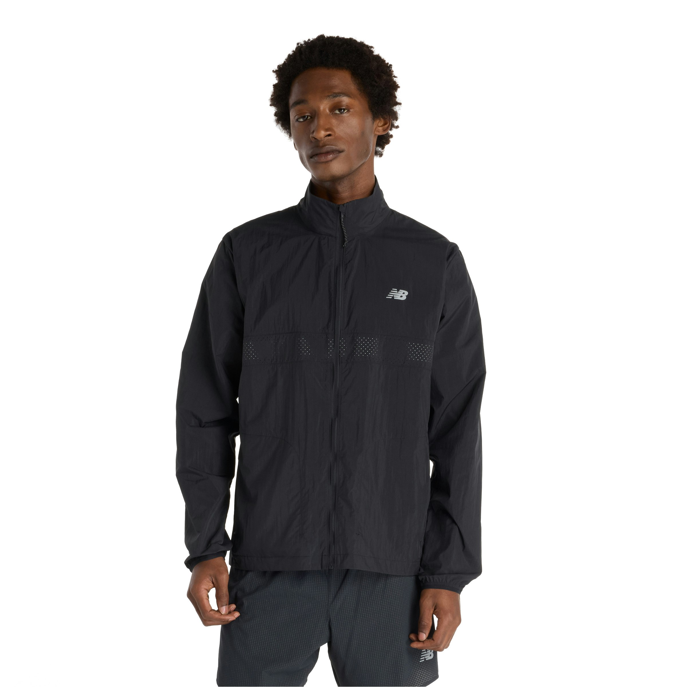 New Balance Athletics Reflective Packable Jacket Heren
