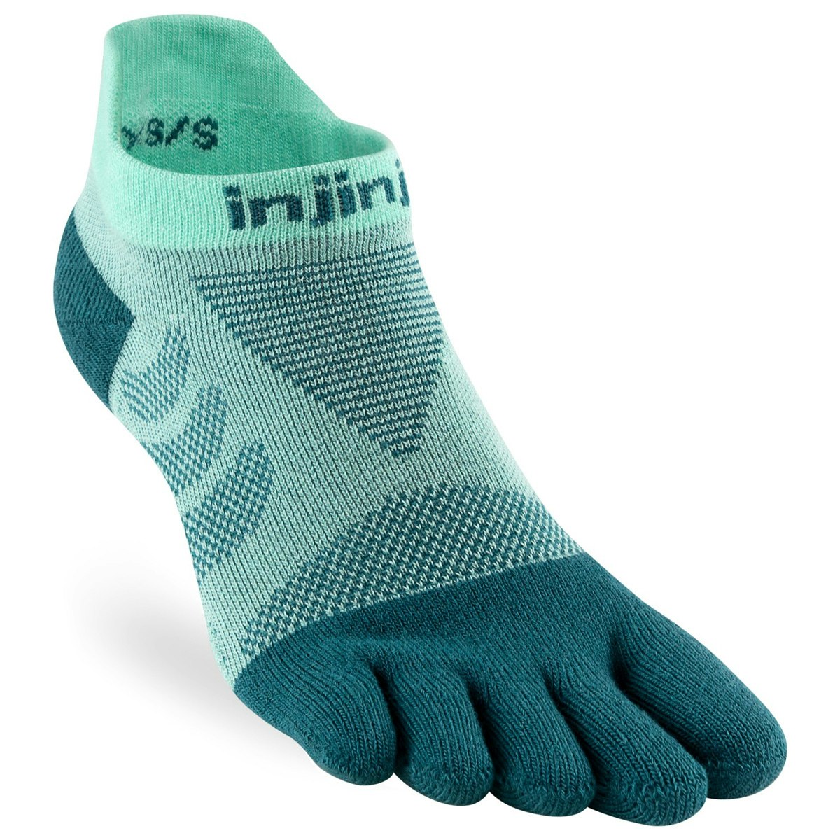 Injinji Ultra Run No-Show/Coolmax Socks Dames