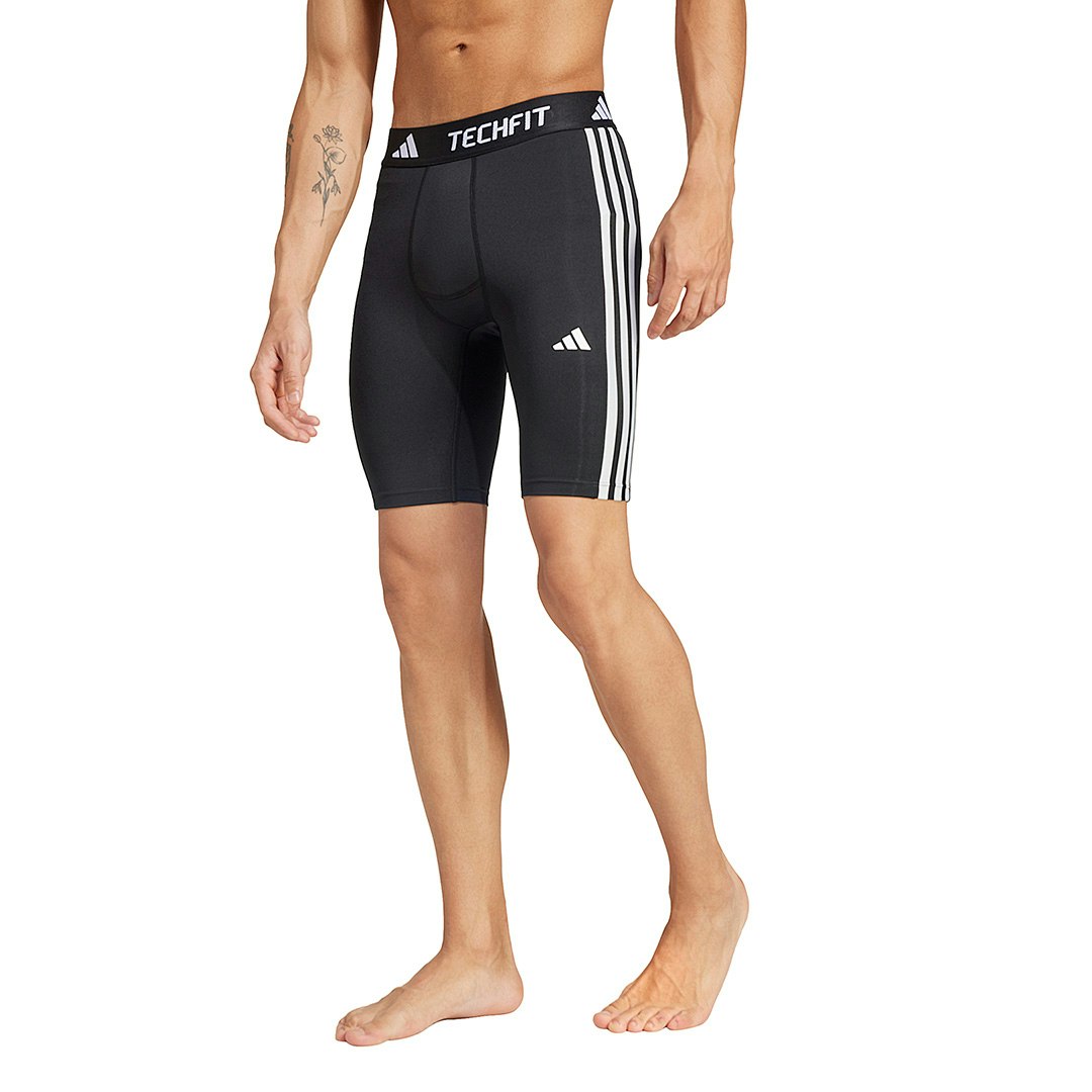 adidas TechFit 3 Stripes Short Tight Heren