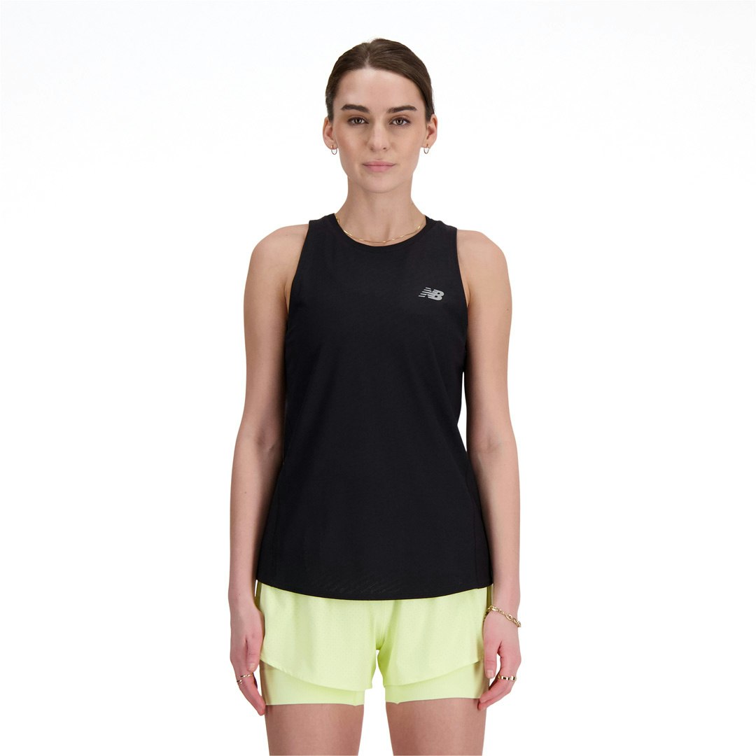 New Balance Jacquard Slim Singlet Dames
