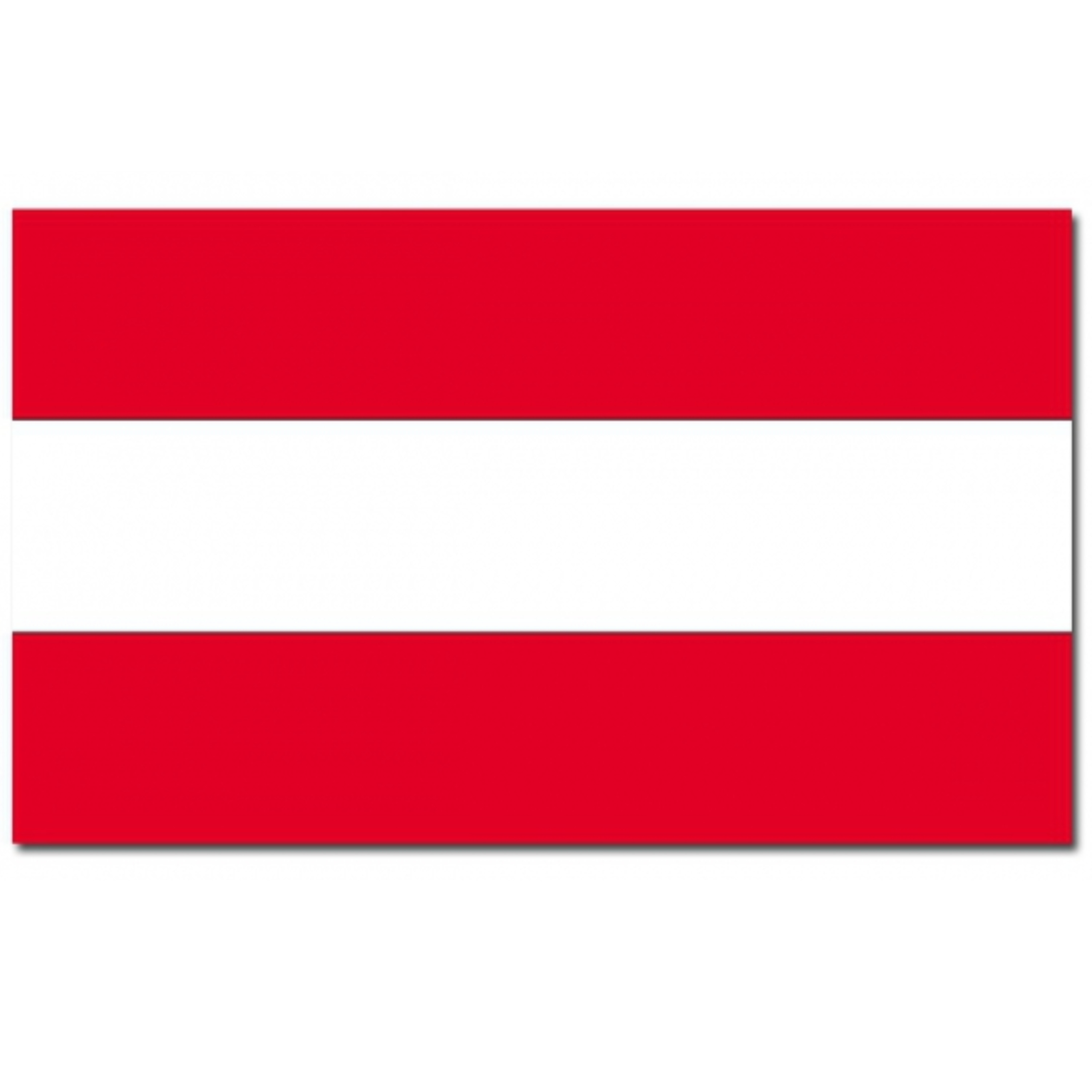 Vlag van Oostenrijk - 90 x 150 cm - Oostenrijkse landen vlag - polyester - met ringen