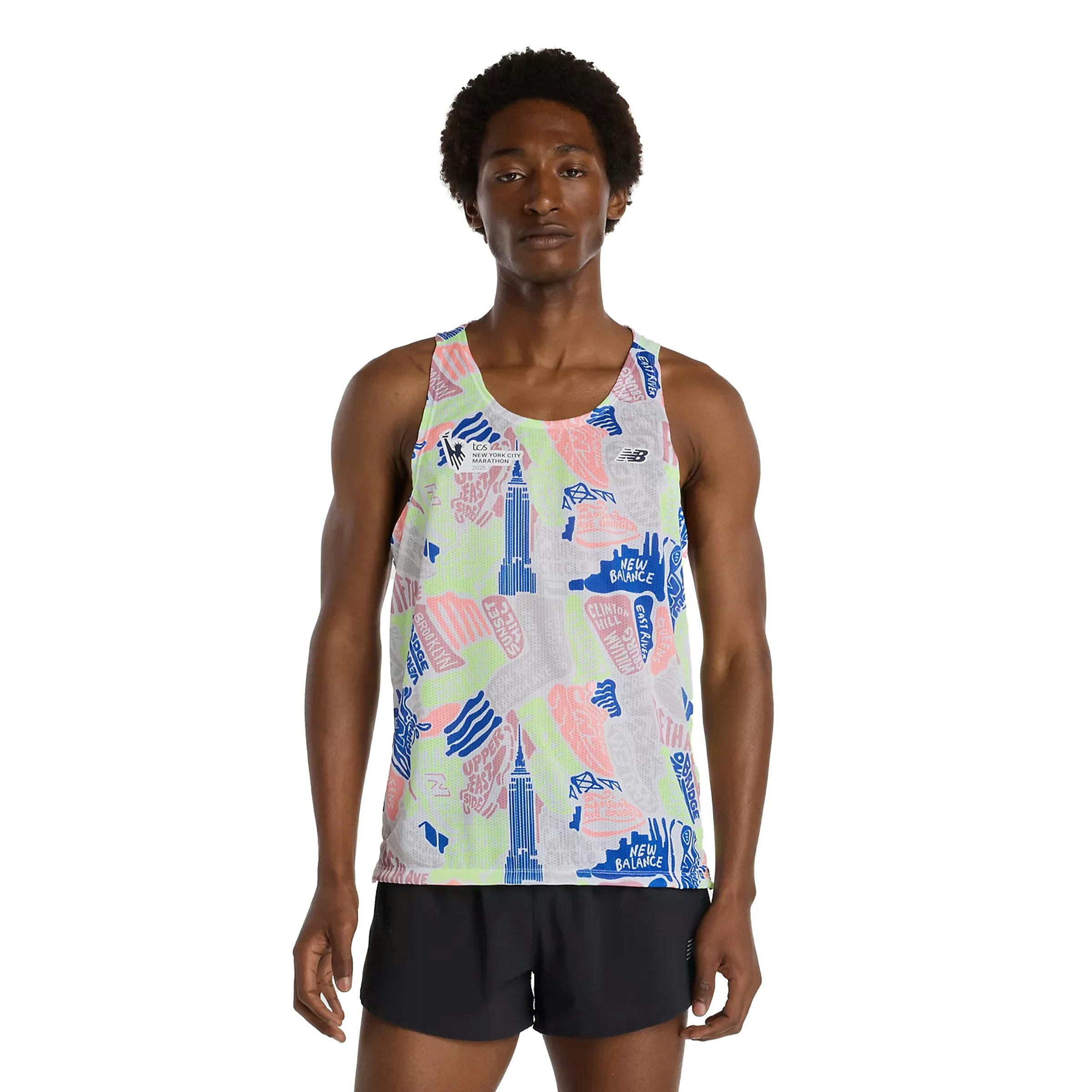 New Balance NYC Marathon Athletics Singlet Heren