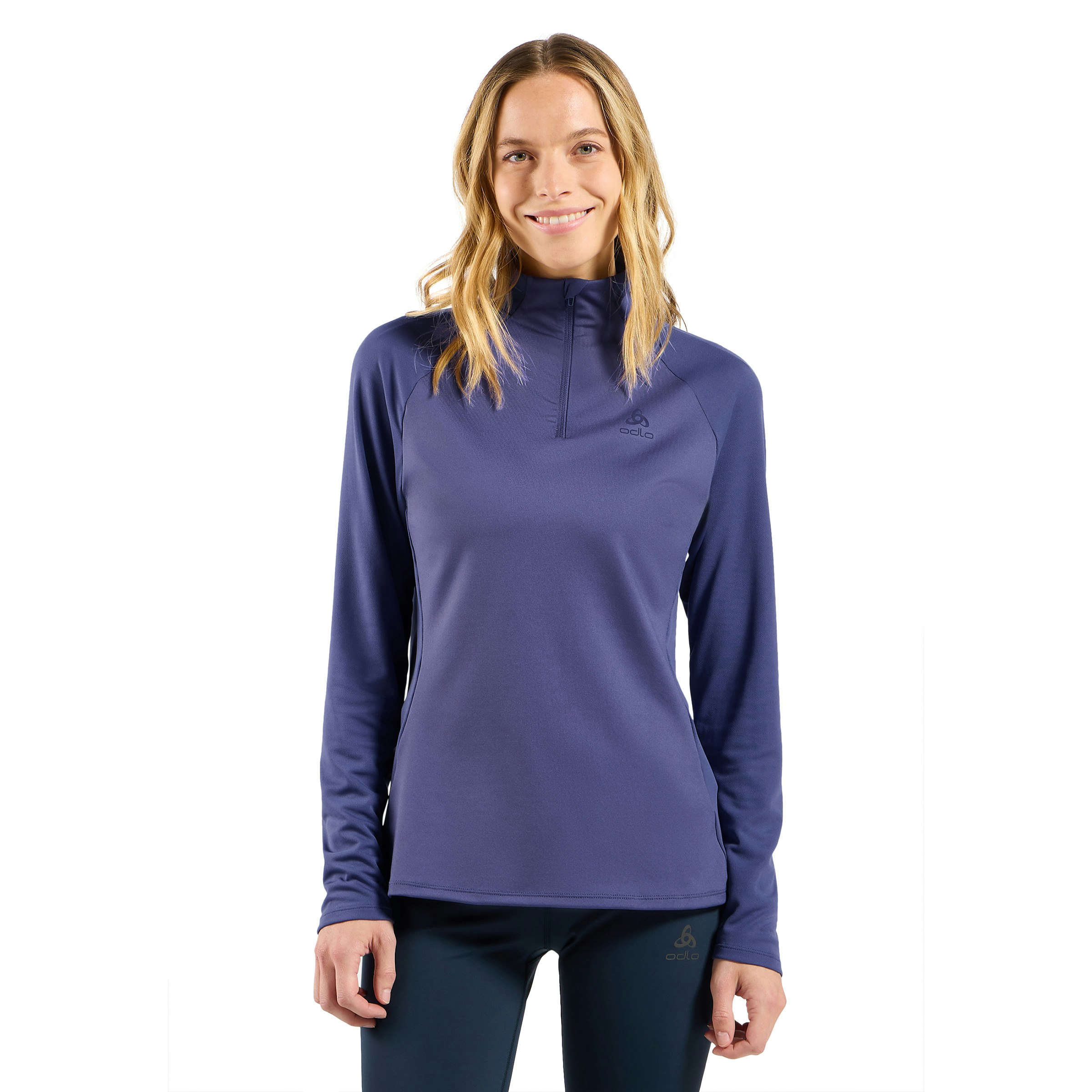 Odlo Essential Ceramiwarm 1/2 Zip Midlayer Dames