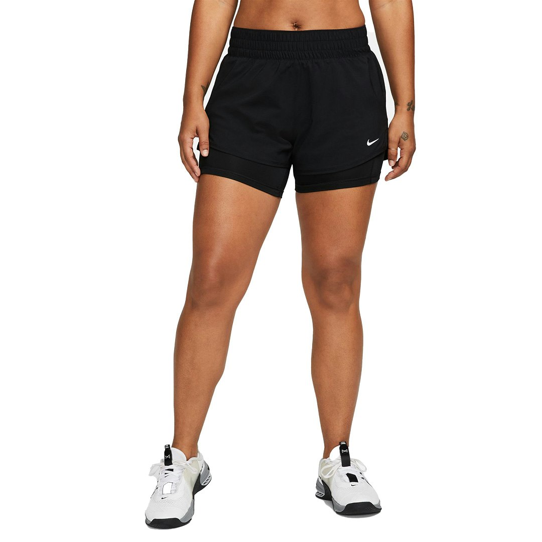 Nike One Dri-FIT Mid-Rise 3 Inch 2-in-1 Shorts Dames