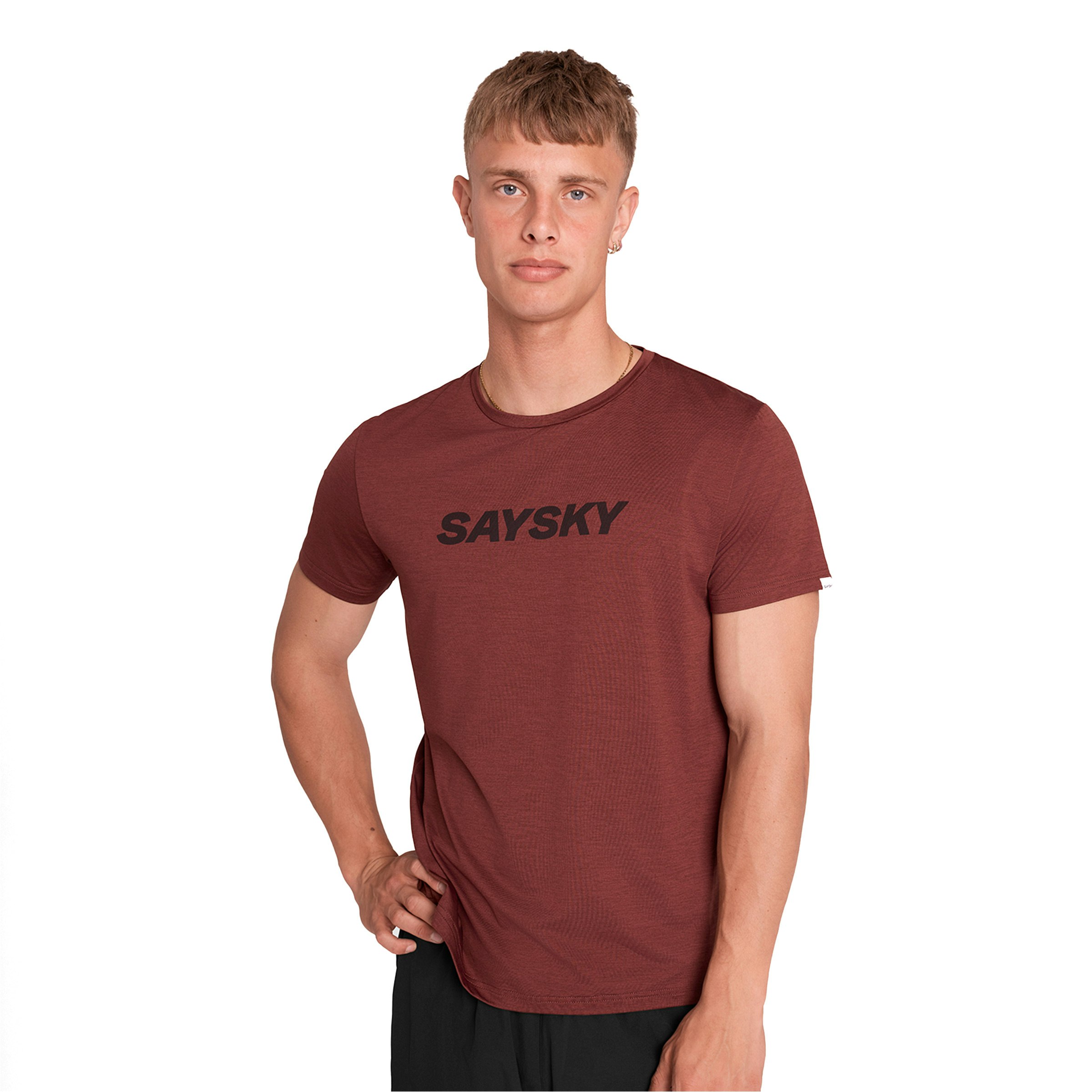 SAYSKY Logo Pace T-shirt Heren