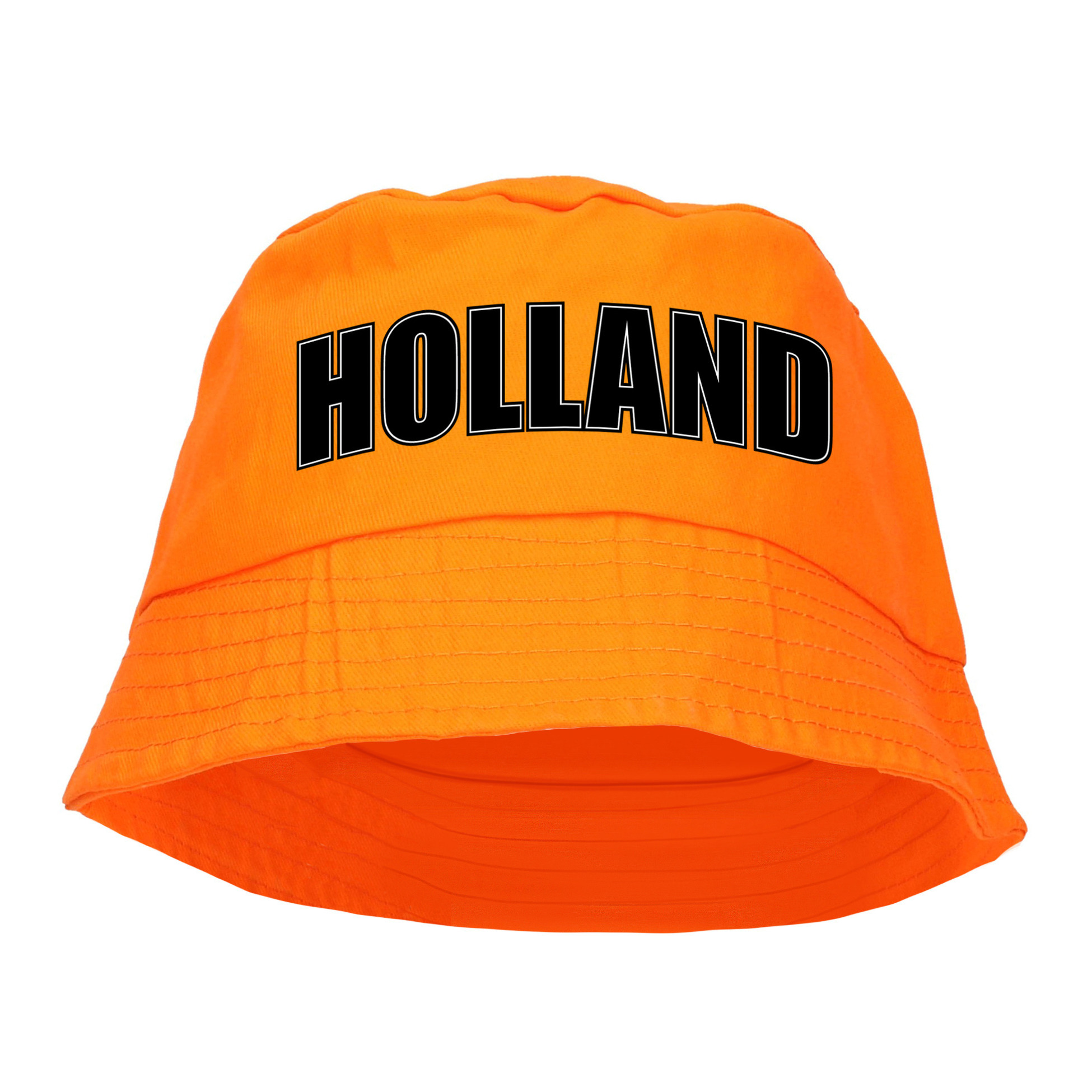 Holland supporter visserspetje / zonnehoedje oranje voor Koningsdag en EK / WK fans