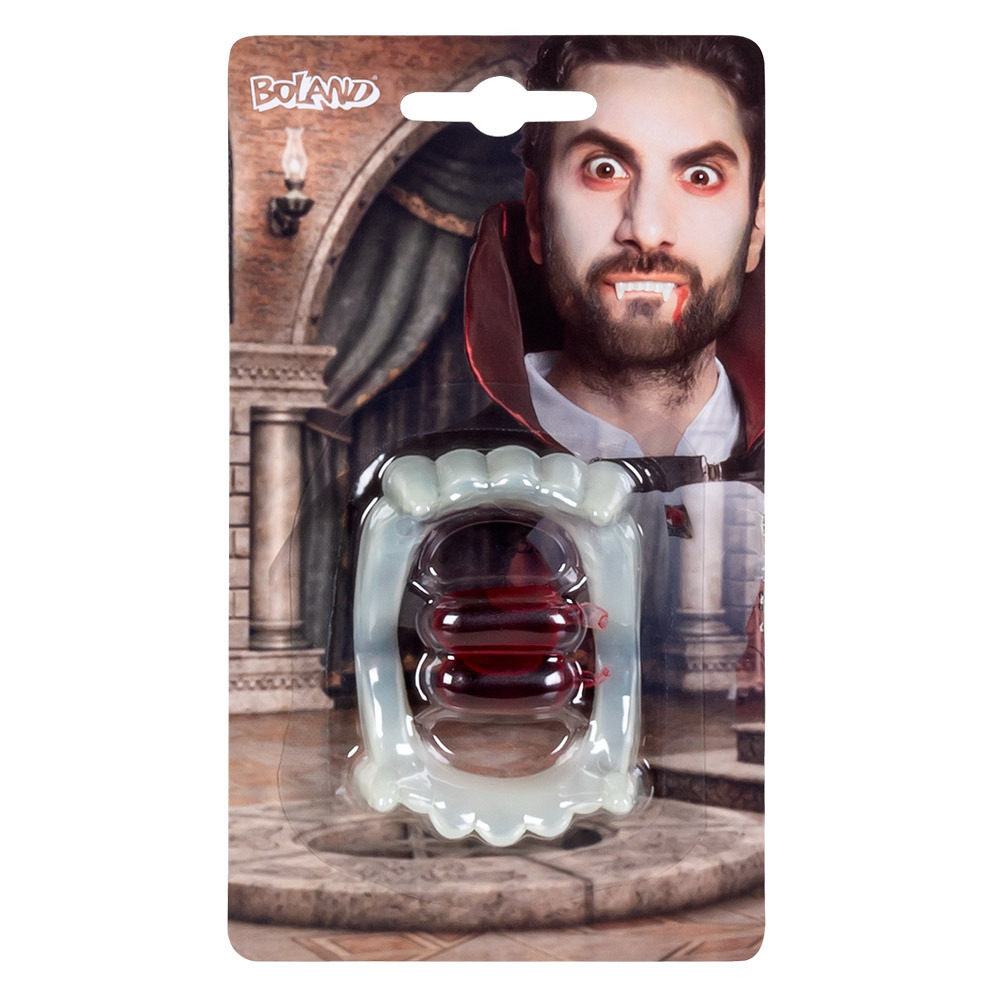 Vampier tanden met bloed - volwassenen - kunstgebit - Halloween/Horror thema - Dracula