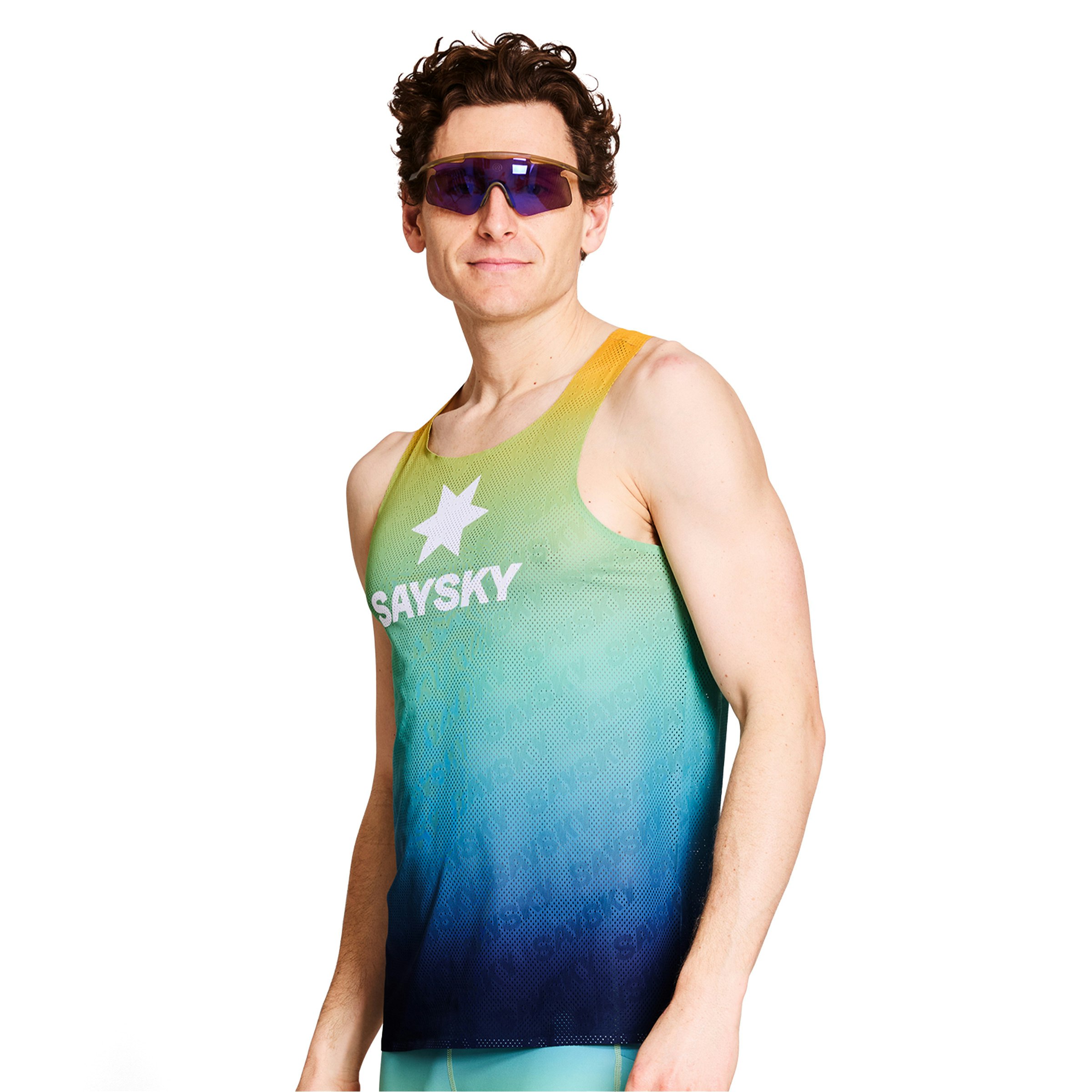 SAYSKY Drip Dye Flow Air Singlet Heren