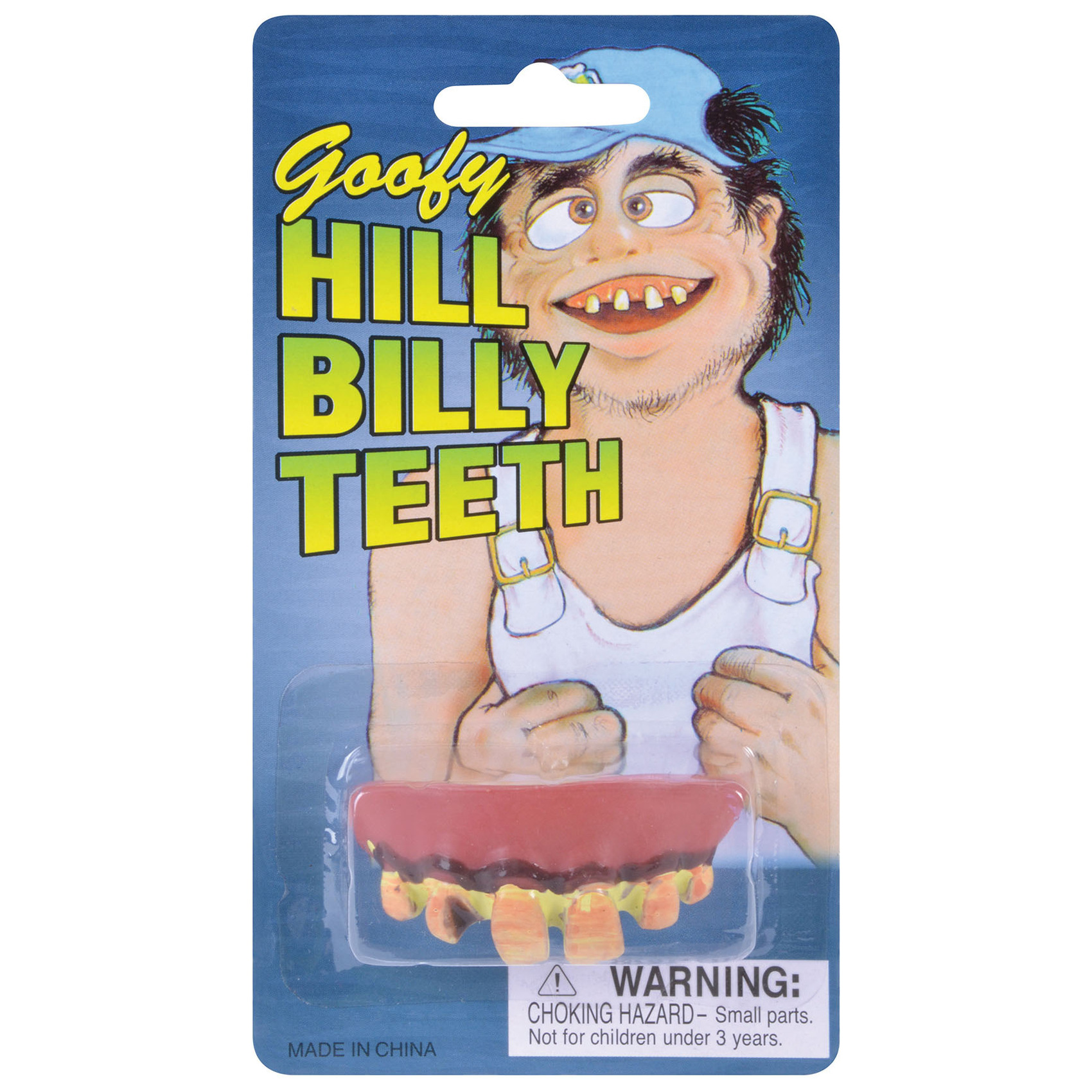 Slechte tanden nep gebitje fopartikelen - Hill Billy slechte tandjes - volwassenen - neptanden