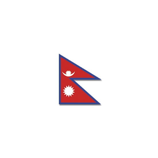 Vlag van Nepal - 90 x 150 cm - polyester - landen vlaggen - versiering