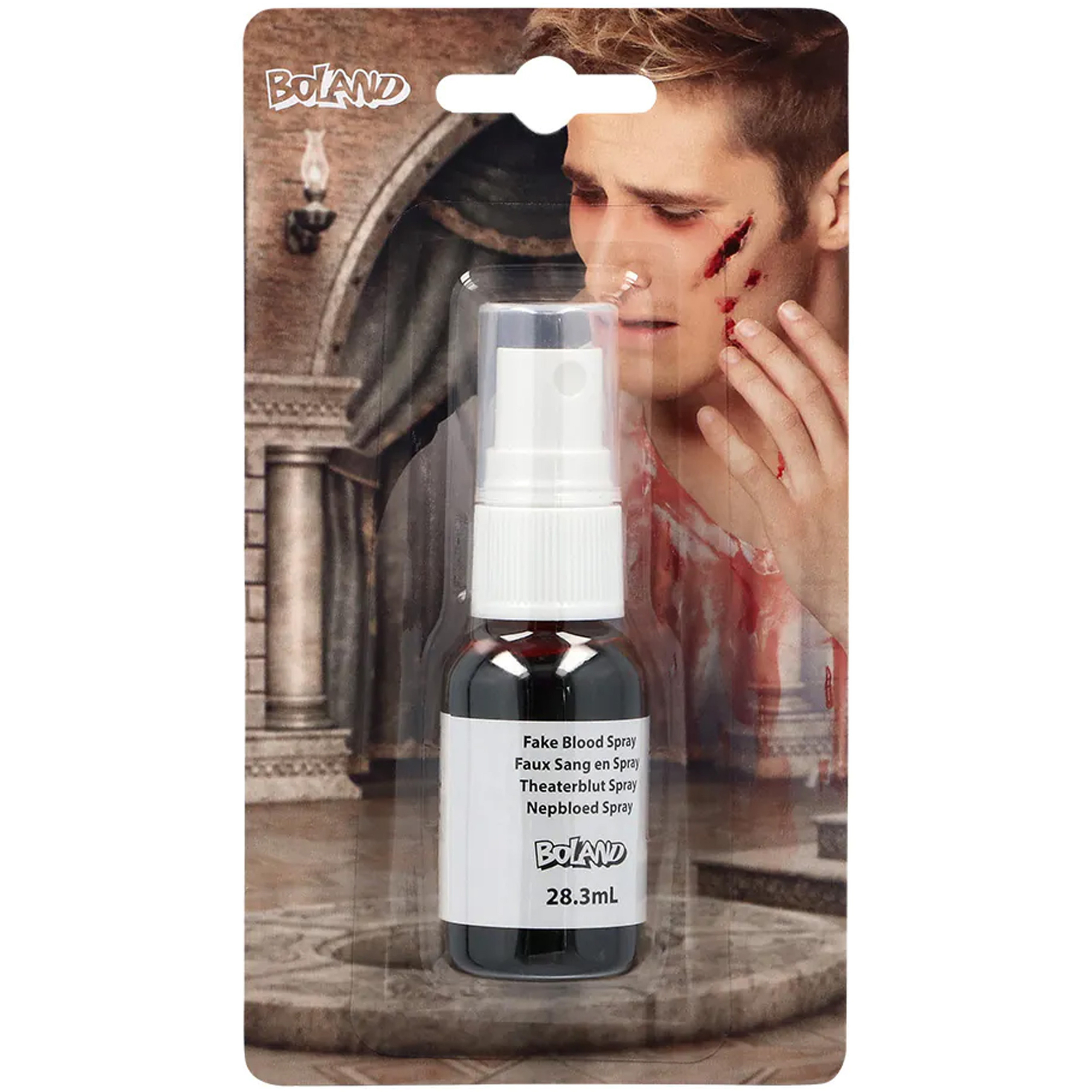 Boland Carnaval/Halloween nepbloed - spray - 28 ml - griezel/thema feesten