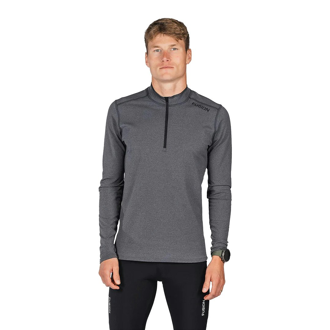 Fusion C3 Zip Neck Shirt Heren