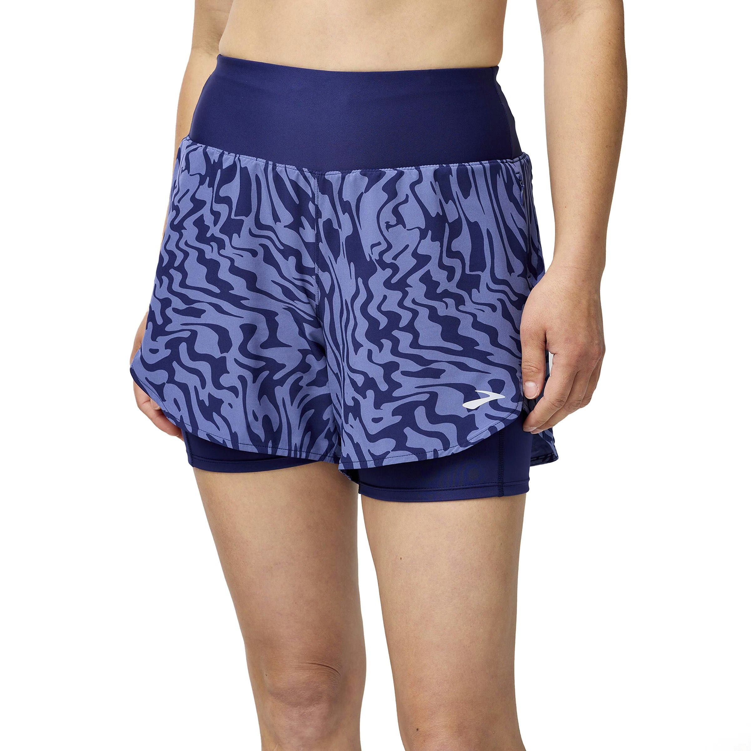 Brooks Chaser 5 Inch 2-in-1 Short 2.0 Dames