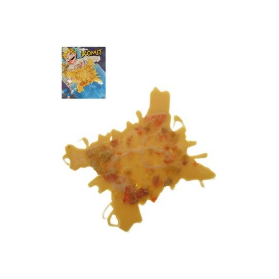 Nep braaksel - fopartikel - 10x8 cm - kots - smerig - Halloween