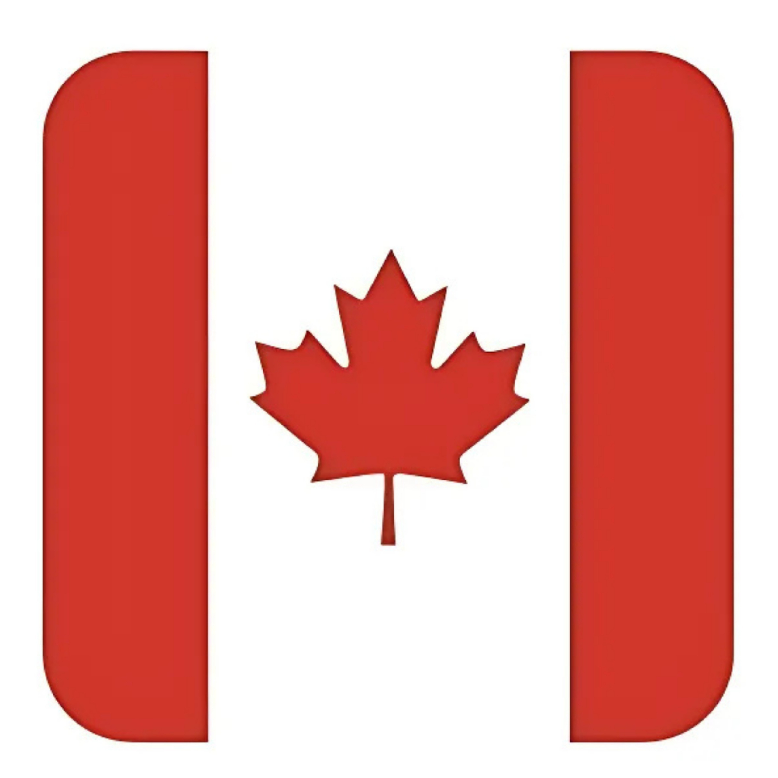 Bierviltjes Canada - 15x stuks - vierkant - landenthema - 9 x 9 cm - onderzetter