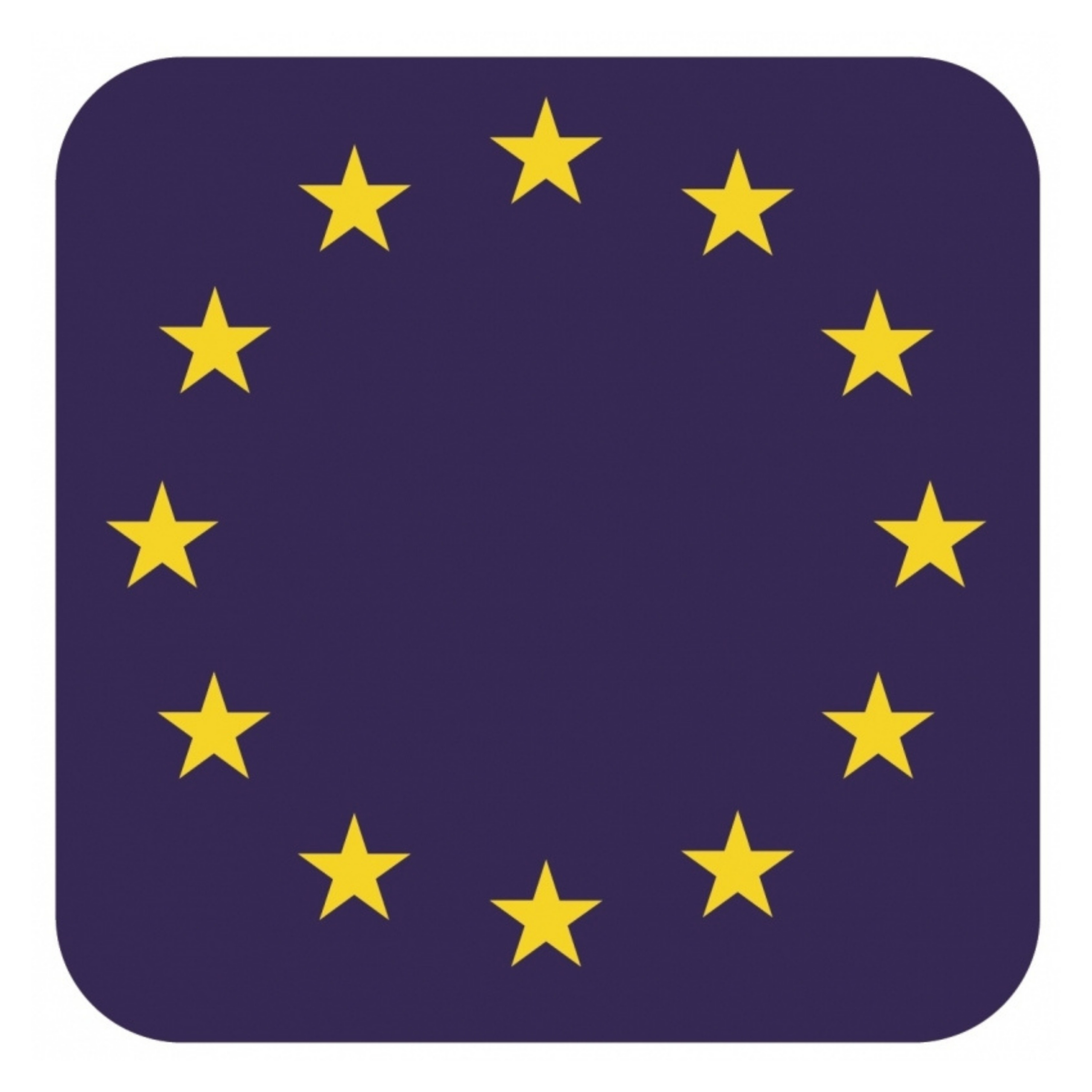 Bierviltjes Europa - 15x stuks - vierkant - landenthema - 9 x 9 cm - onderzetter