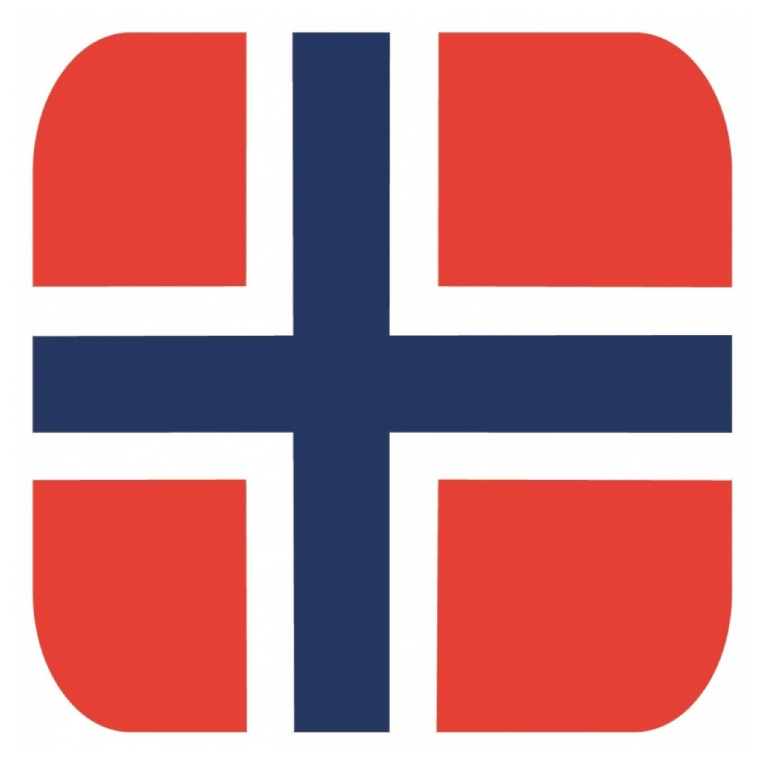 Bierviltjes Noorwegen - 15x stuks - Europa - vierkant - landen thema - 9x9 cm