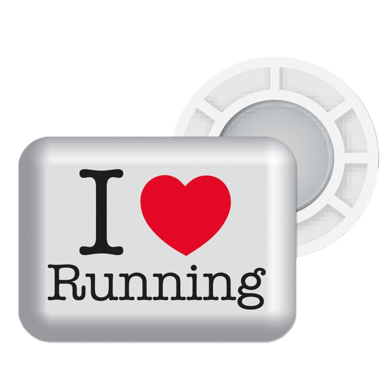 BibBits Startnummer Magneetjes I Love Running