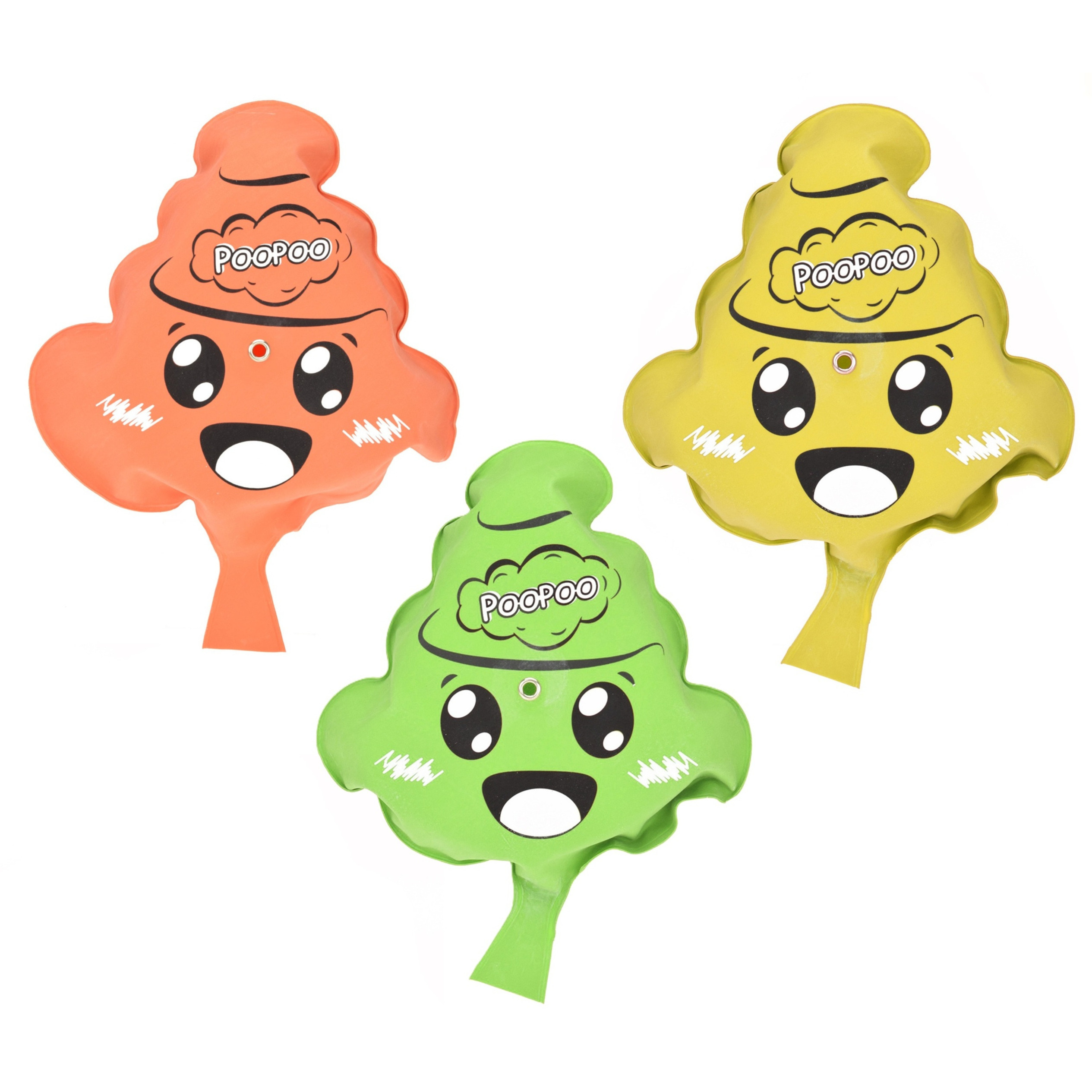 Scheetkussen - Lachende drol - 23cm - willekeurige kleur