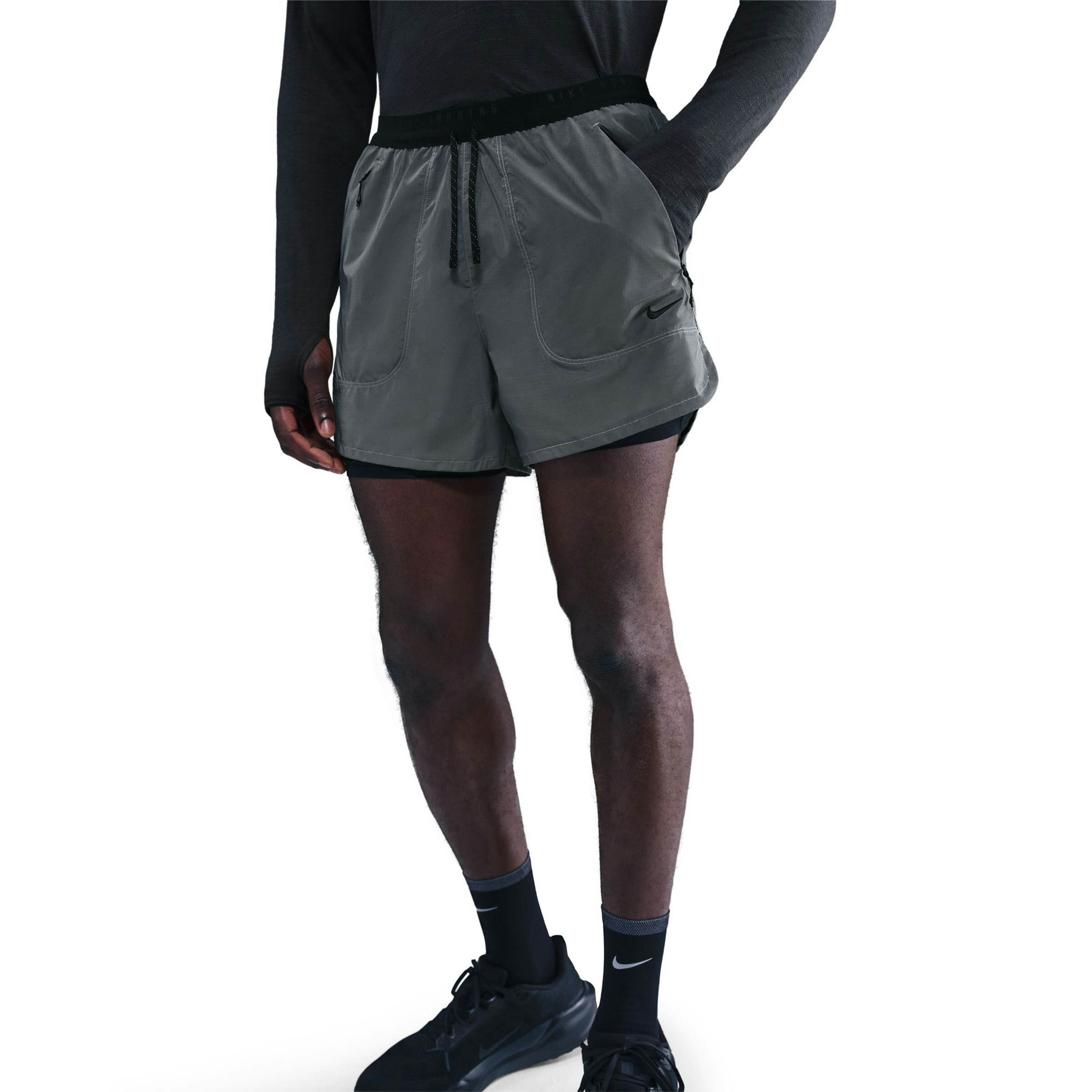Nike Dri-FIT ADV 4 Inch Reflective 2-in-1 Shorts Heren