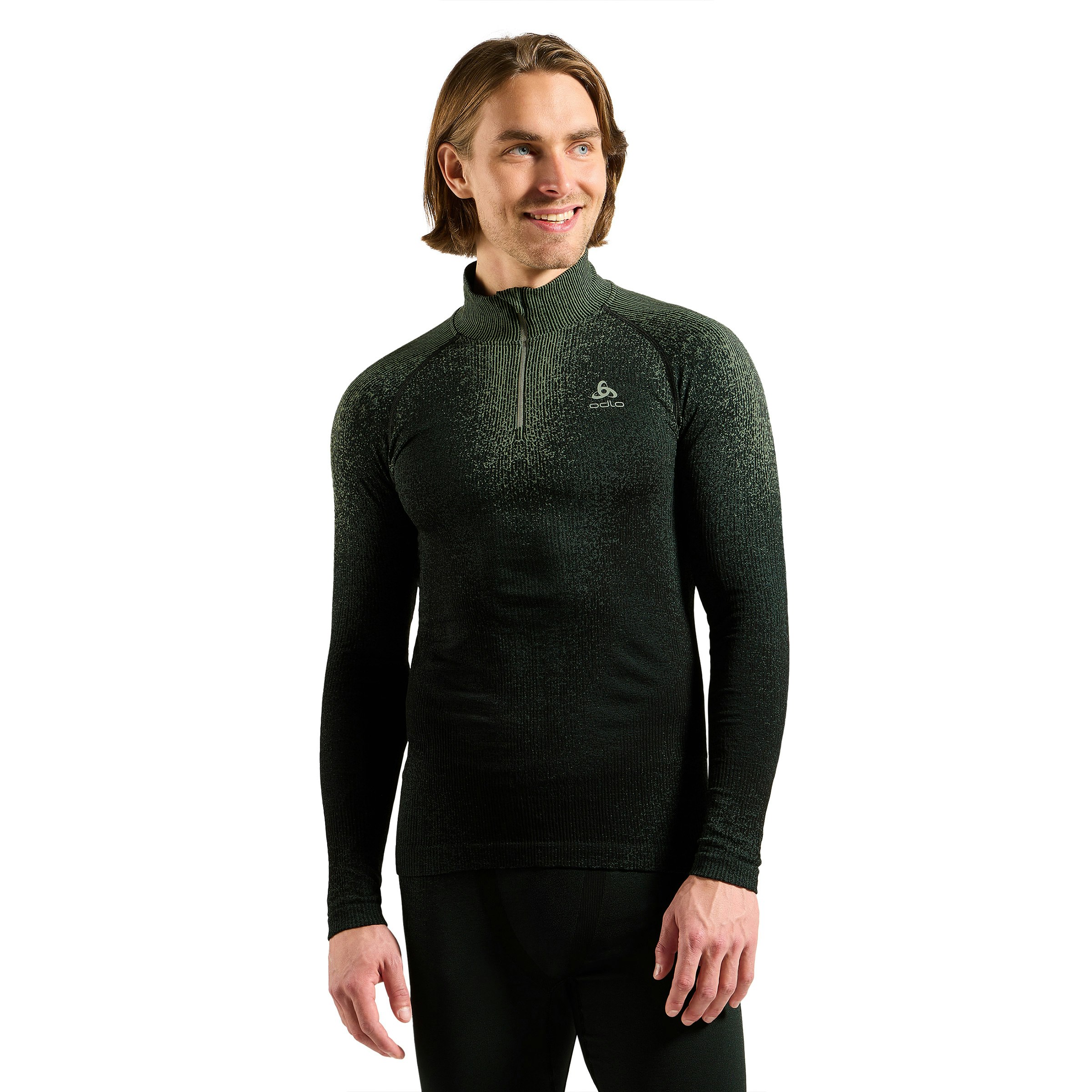 Odlo Blackcomb Eco Baselayer Turtle Neck Shirt Half Zip Heren