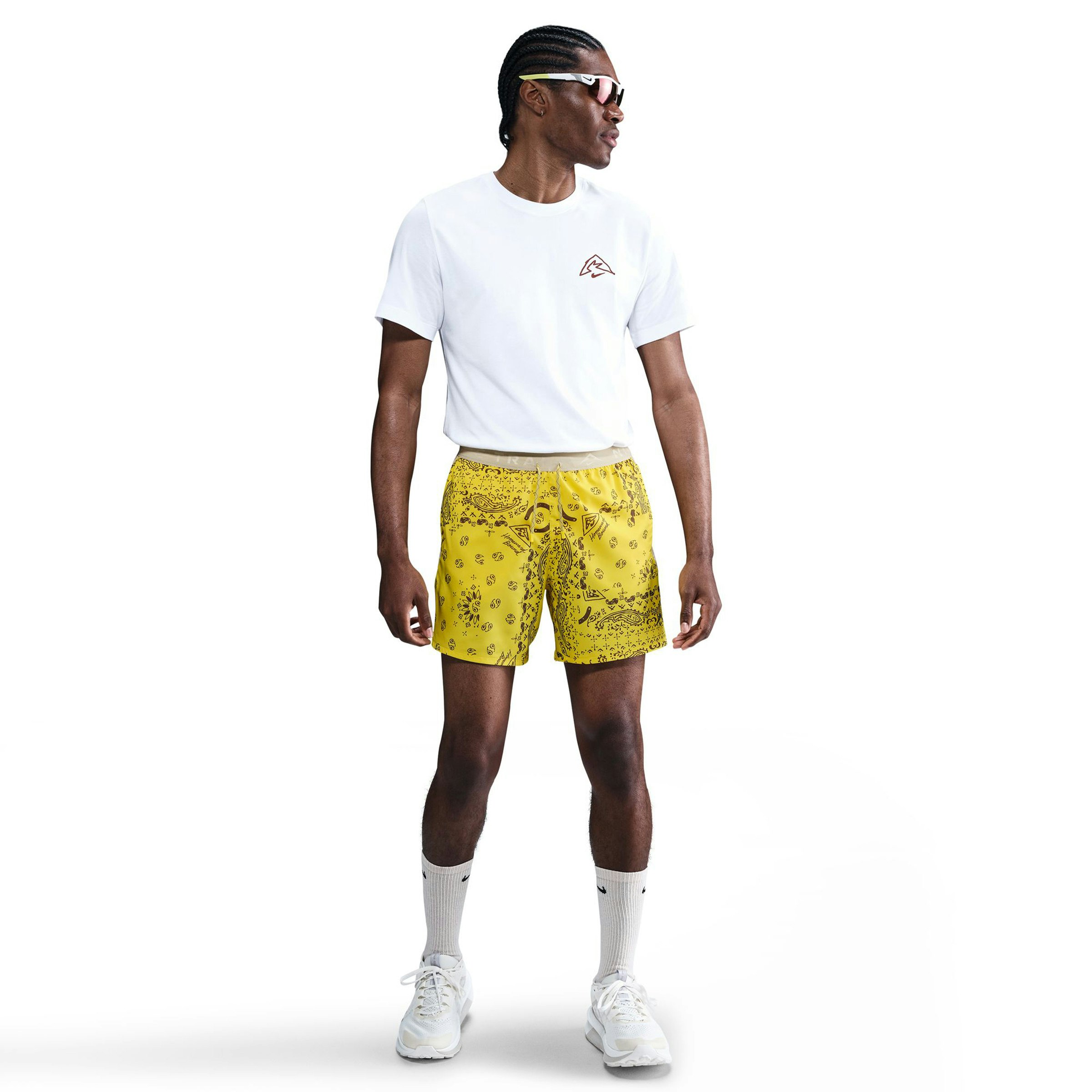 Nike Trail Dri-FIT 6 Inch AOP Brief-Lined Shorts Heren