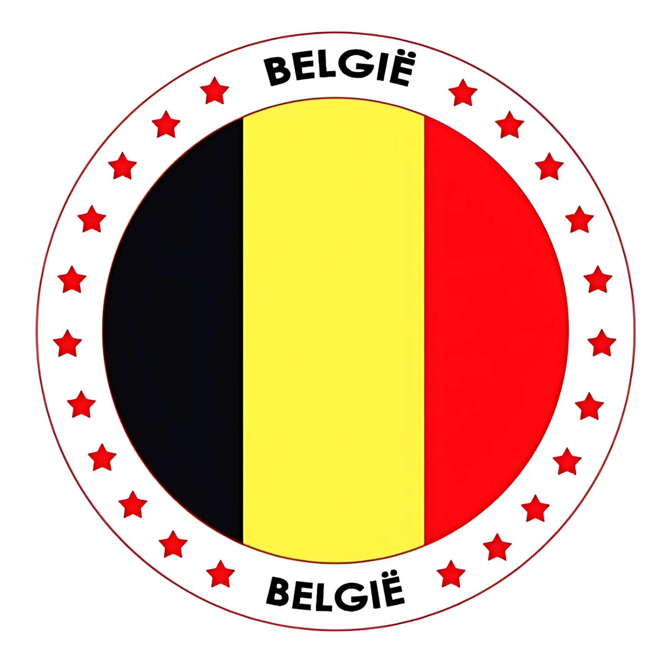 Bierviltjes Belgie - 25x stuks - landenthema - versiering - onderzetter
