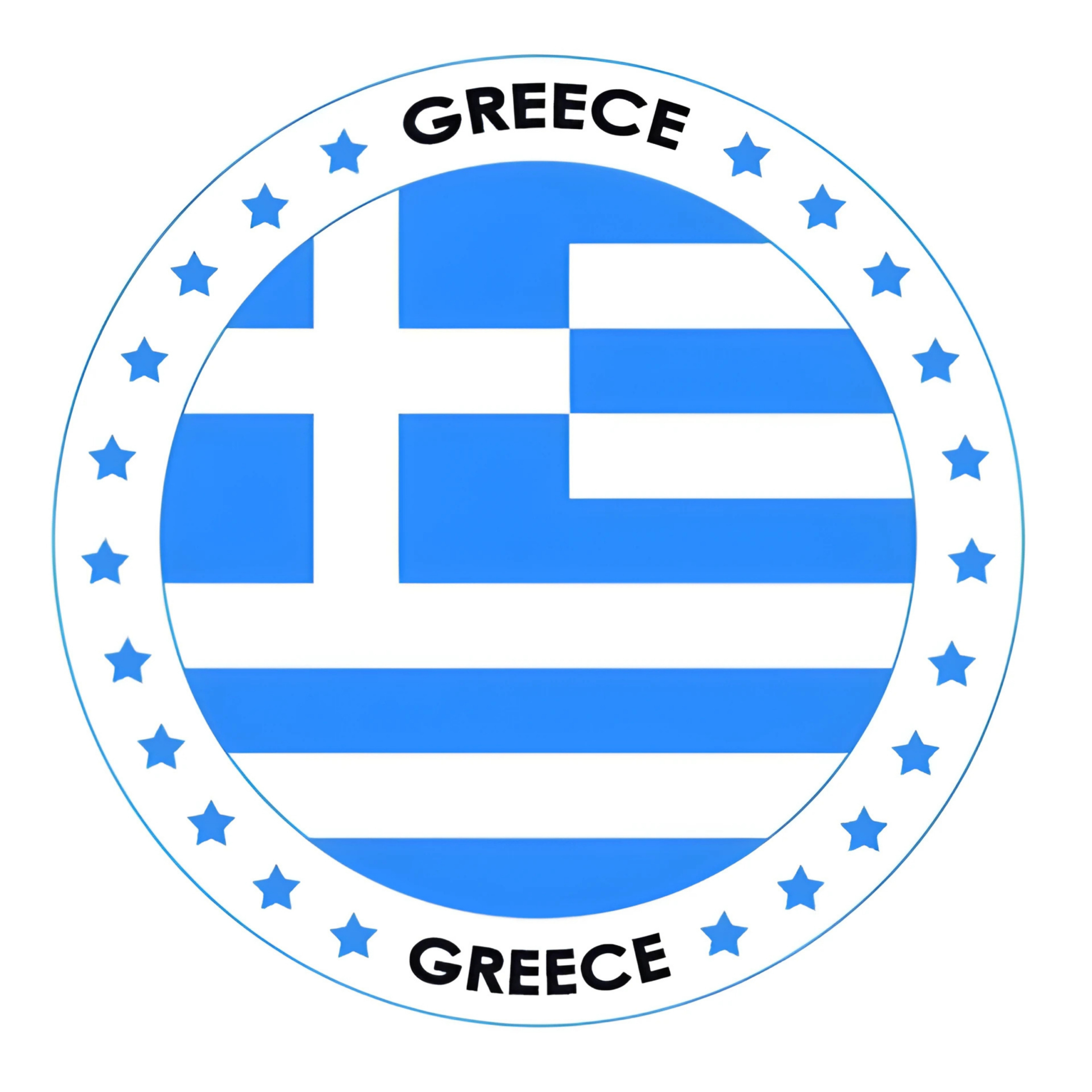 Bierviltjes Griekenland - 25x stuks - landenthema - versiering - onderzetter