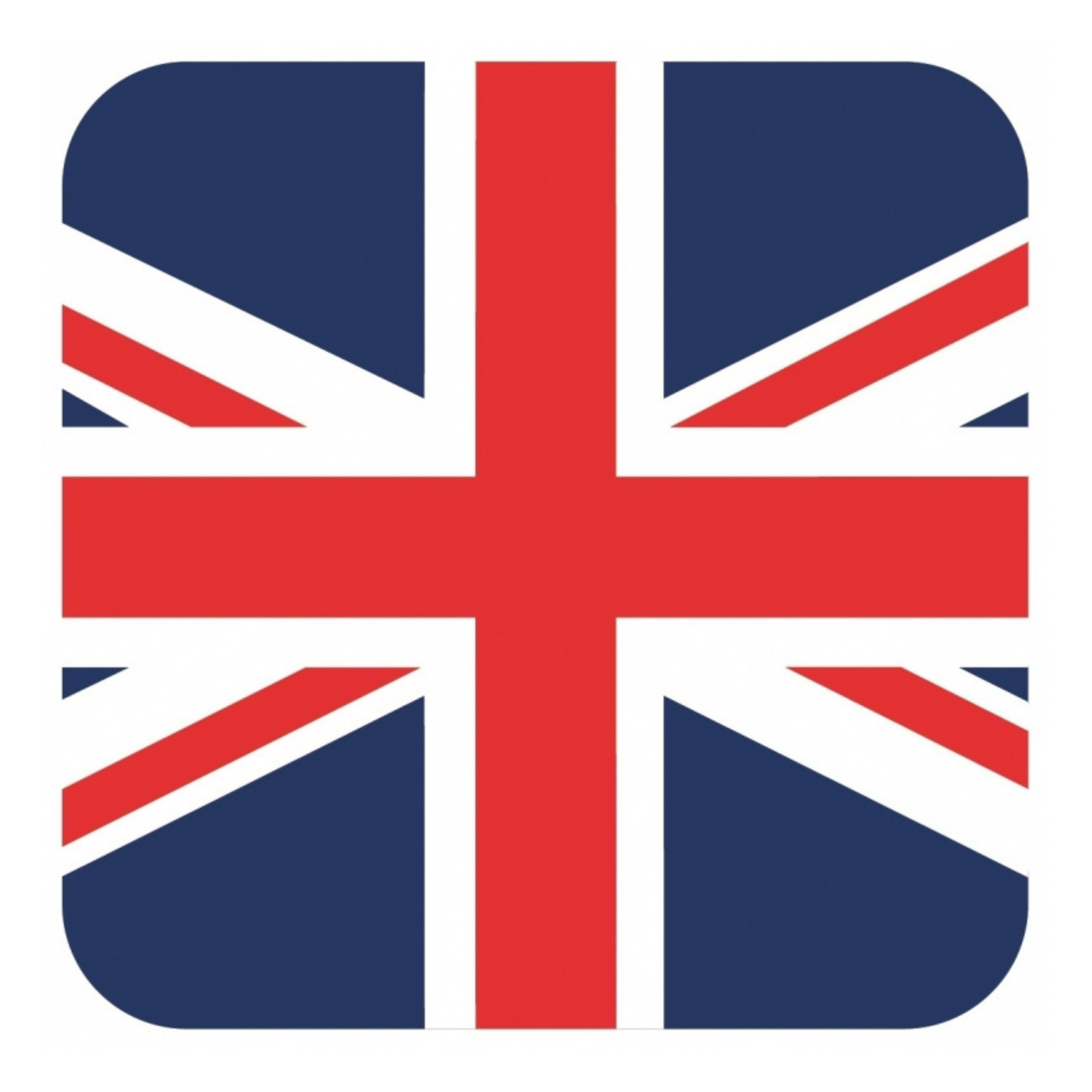 Bierviltjes Engeland - 15x stuks - landen thema - vierkant - 9 x 9 cm - karton