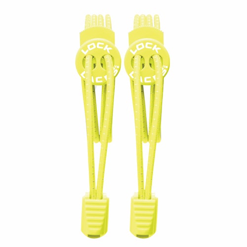 Lock Laces Neon Yellow