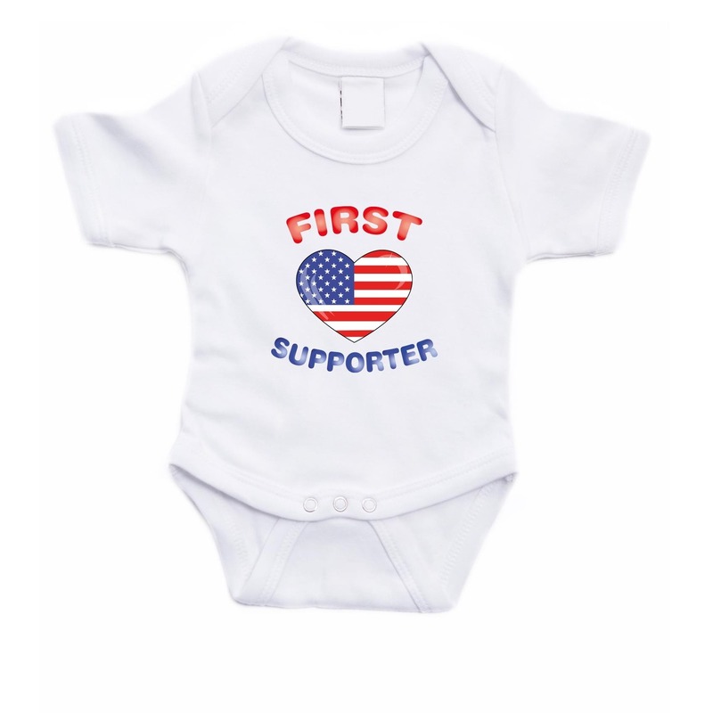 First Amerika supporter rompertje baby