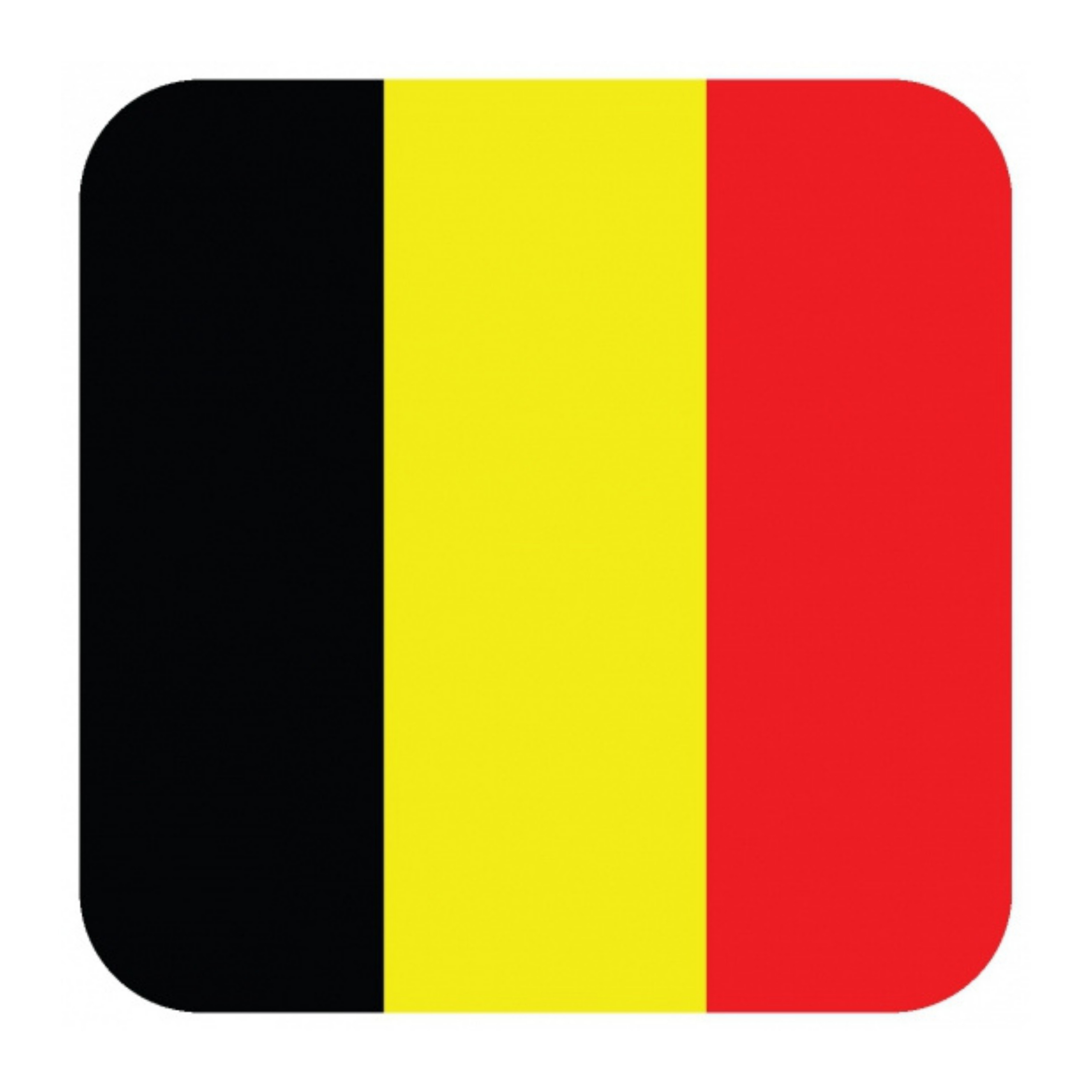 Bierviltjes Belgie - 15x stuks - vierkant - landenthema - 9 x 9 cm - onderzetter