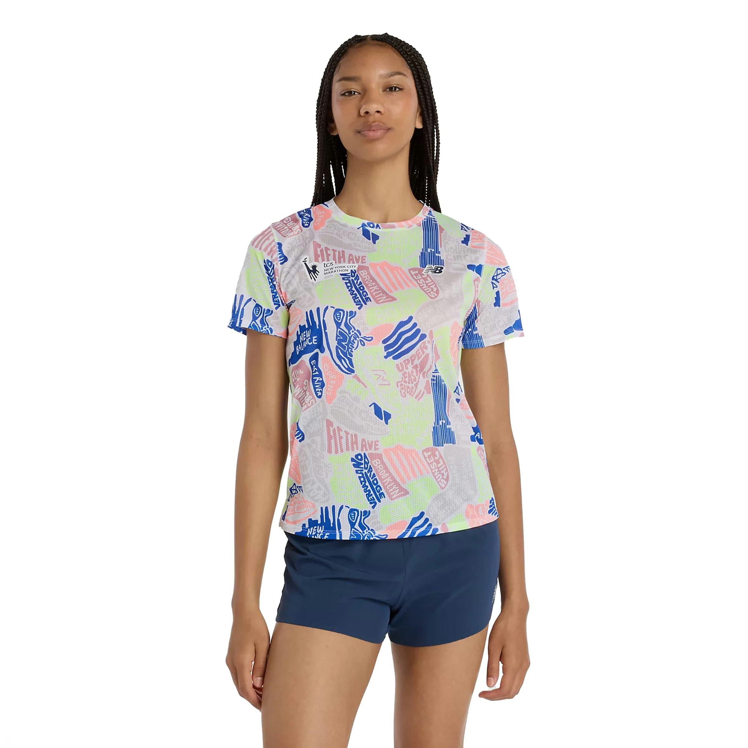 New Balance NYC Marathon Athletics T-shirt Dames