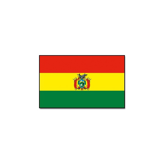 Vlag van Bolivia - 90 x 150 cm - feestartikelen - landen thema supporter - decoratie artikelen