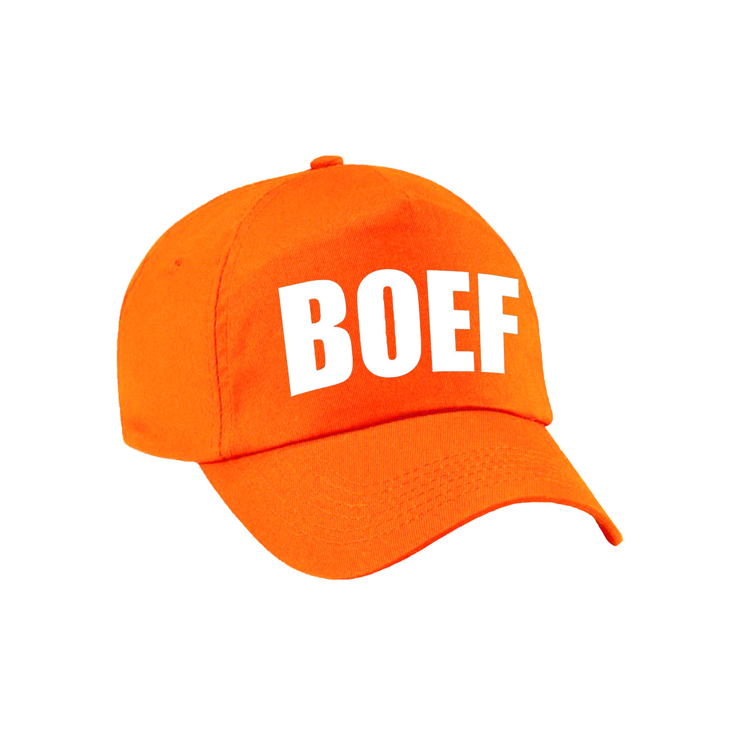 Oranje Boef verkleed pet / cap voor kinderen