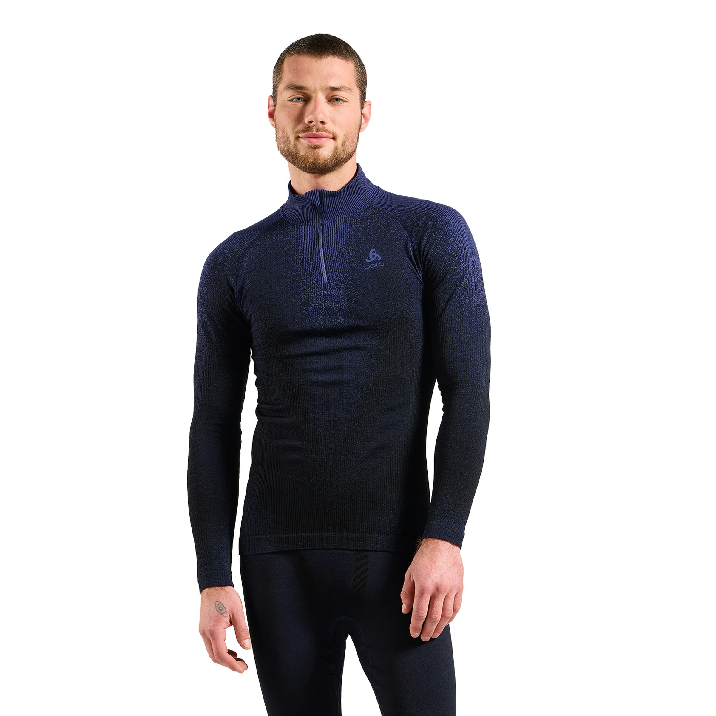 Odlo Blackcomb Eco Baselayer Turtle Neck Shirt Half Zip Heren
