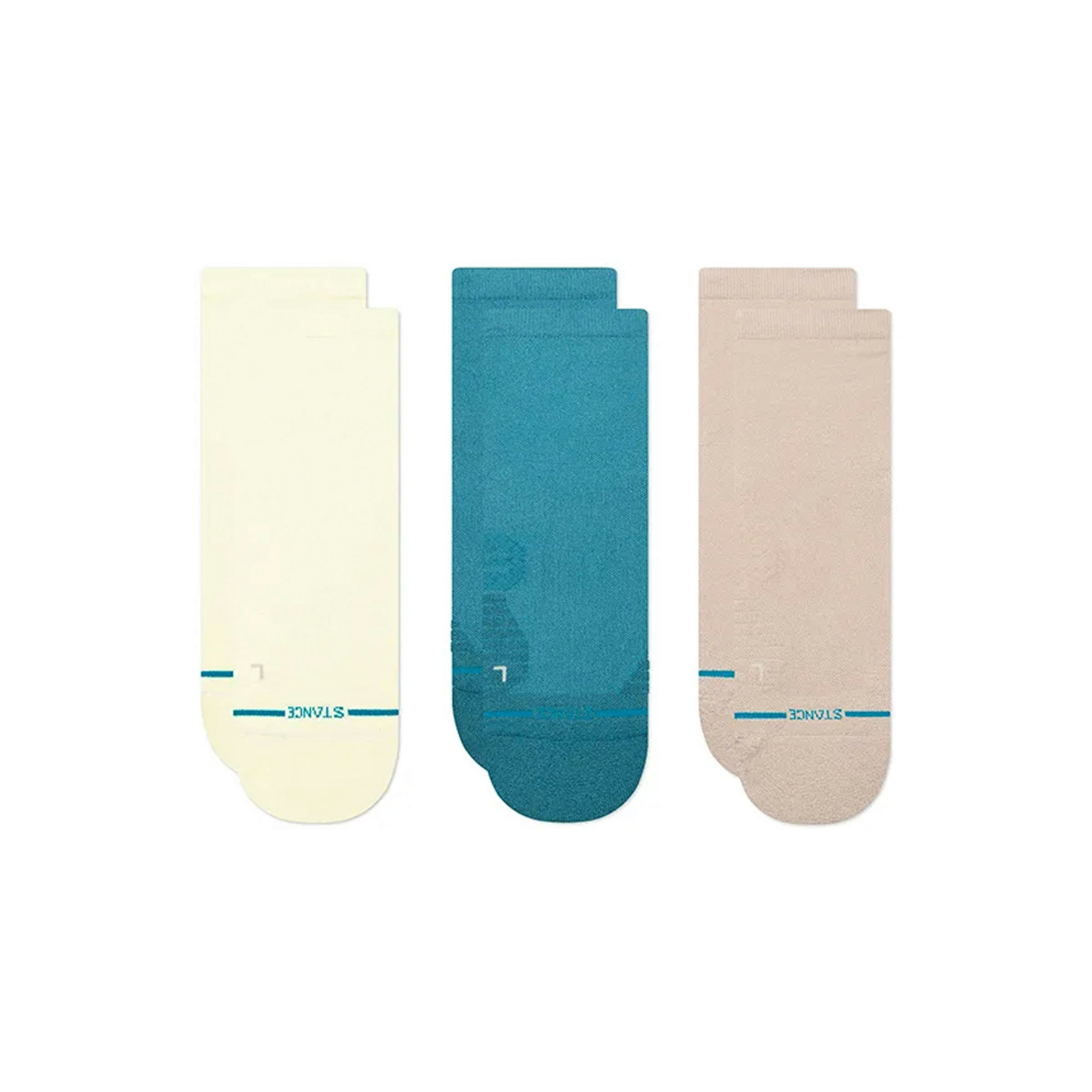 Stance Butter Light Quarter Socks 3-Pack Heren