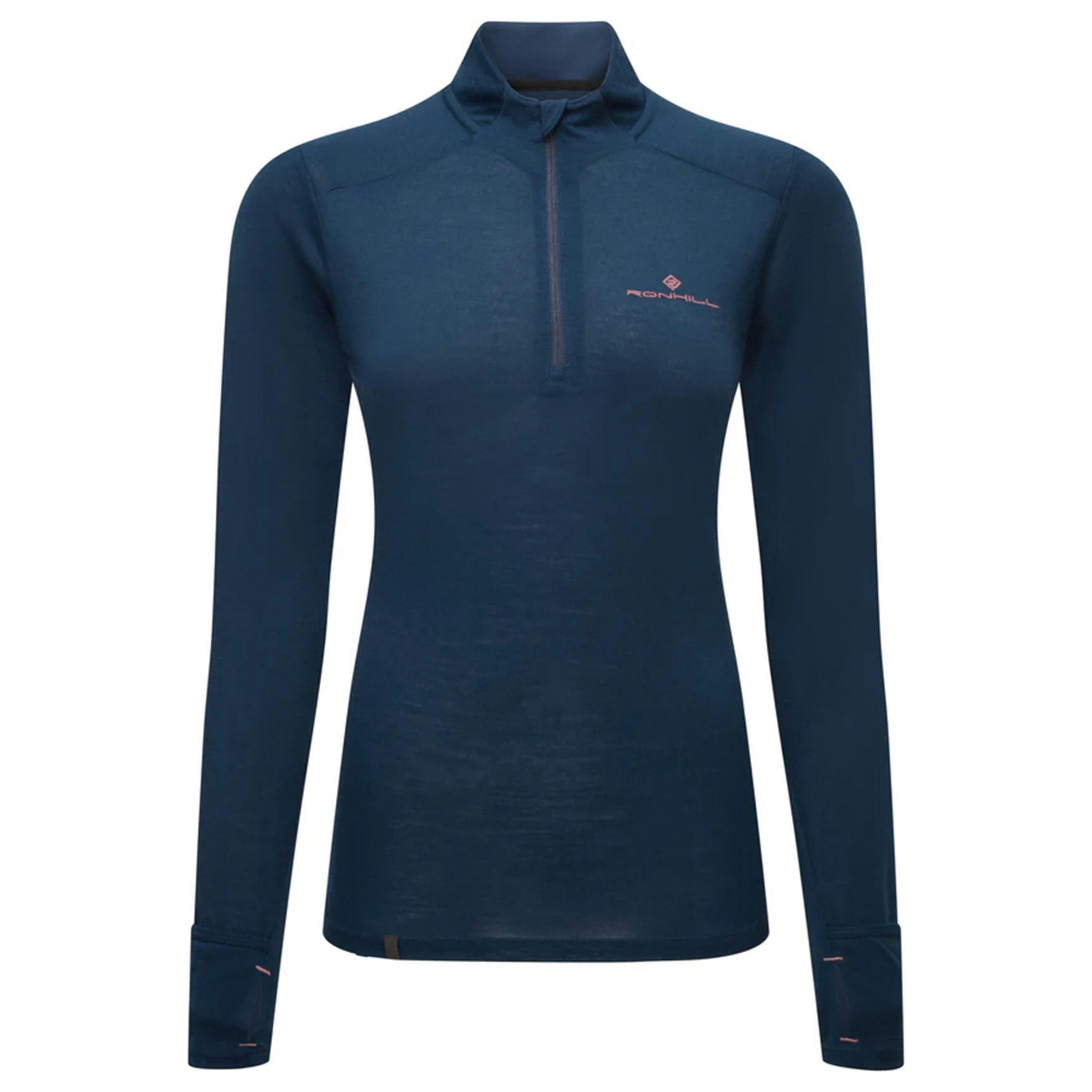 Ronhill Tech Merino 1/2 Zip Shirt Dames