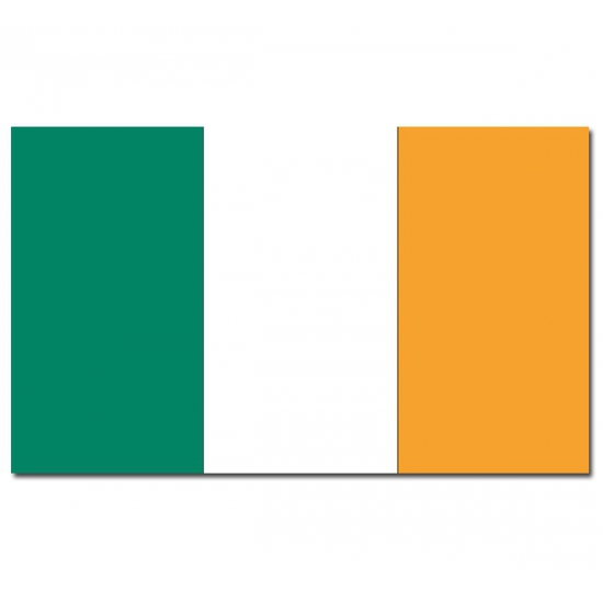 Vlag Ierland - 90 x 150 cm - Ierse Vlaggen - Ireland / ?ire