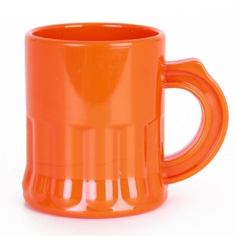 20x Oranje shotglaasjes 2