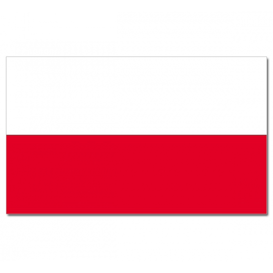 Vlag Polen - 90 x 150 cm - Poolse Vlaggen - Polska / Polski