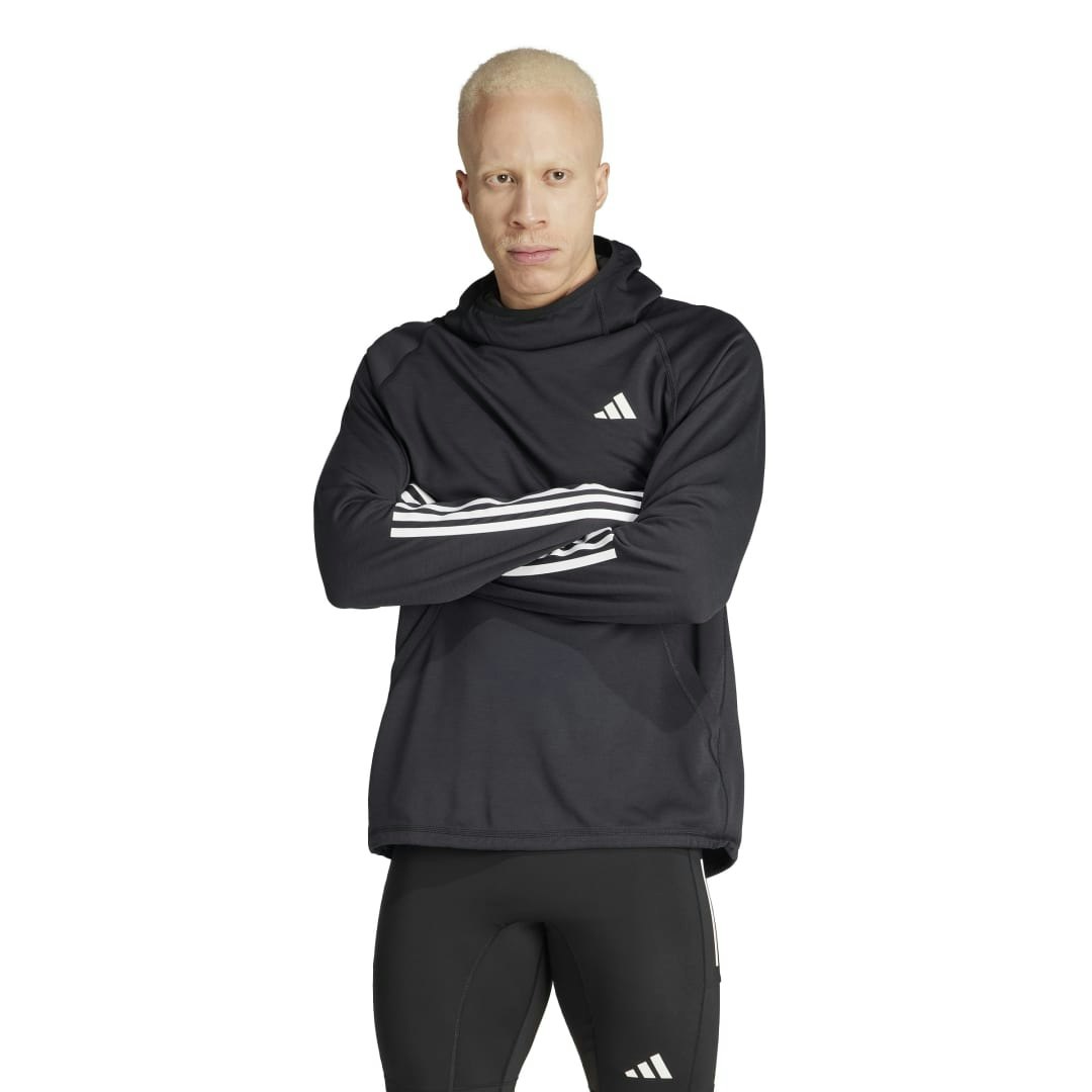 adidas Own The Run 3-Stripes Hoodie Heren