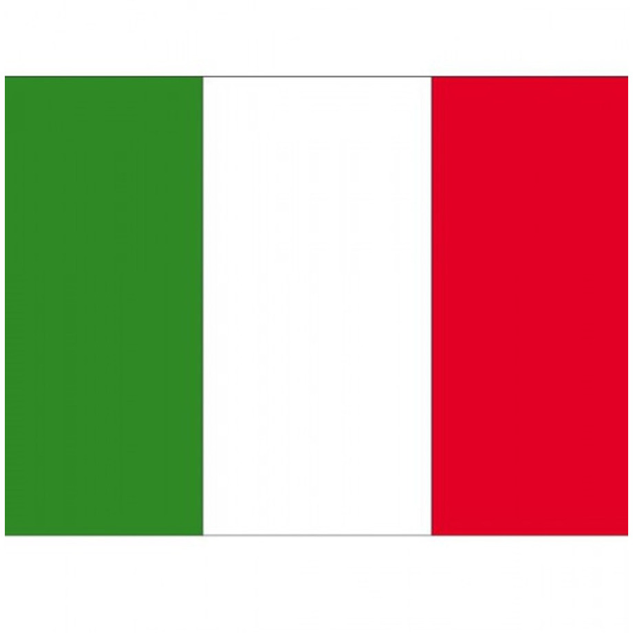 Vlag van Italie stickers - 7.5 x 10 cm - Binnen/buiten