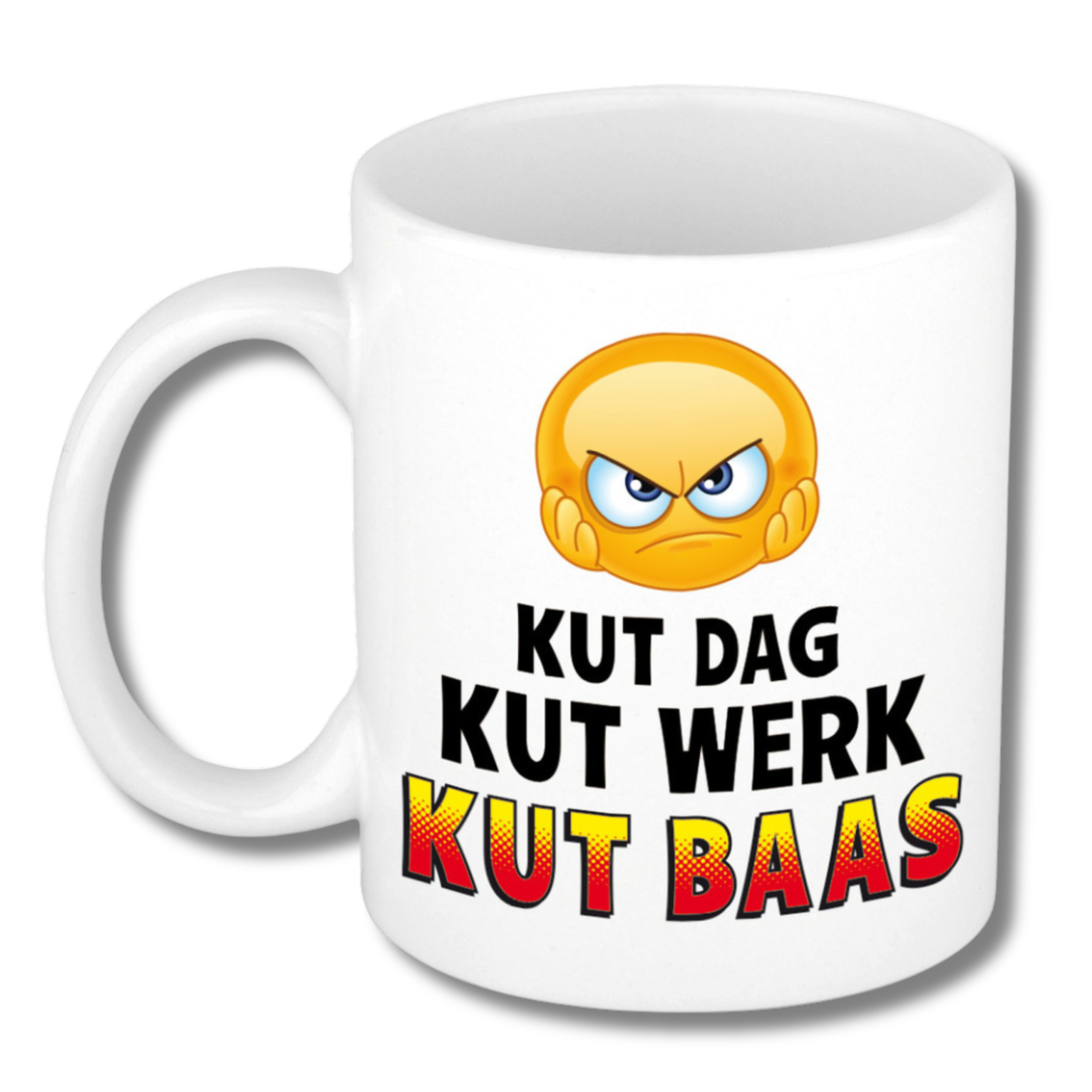 Collega Cadeau Koffiemok - wit - Baaldag - 300 ml - Kantoorhumor serie