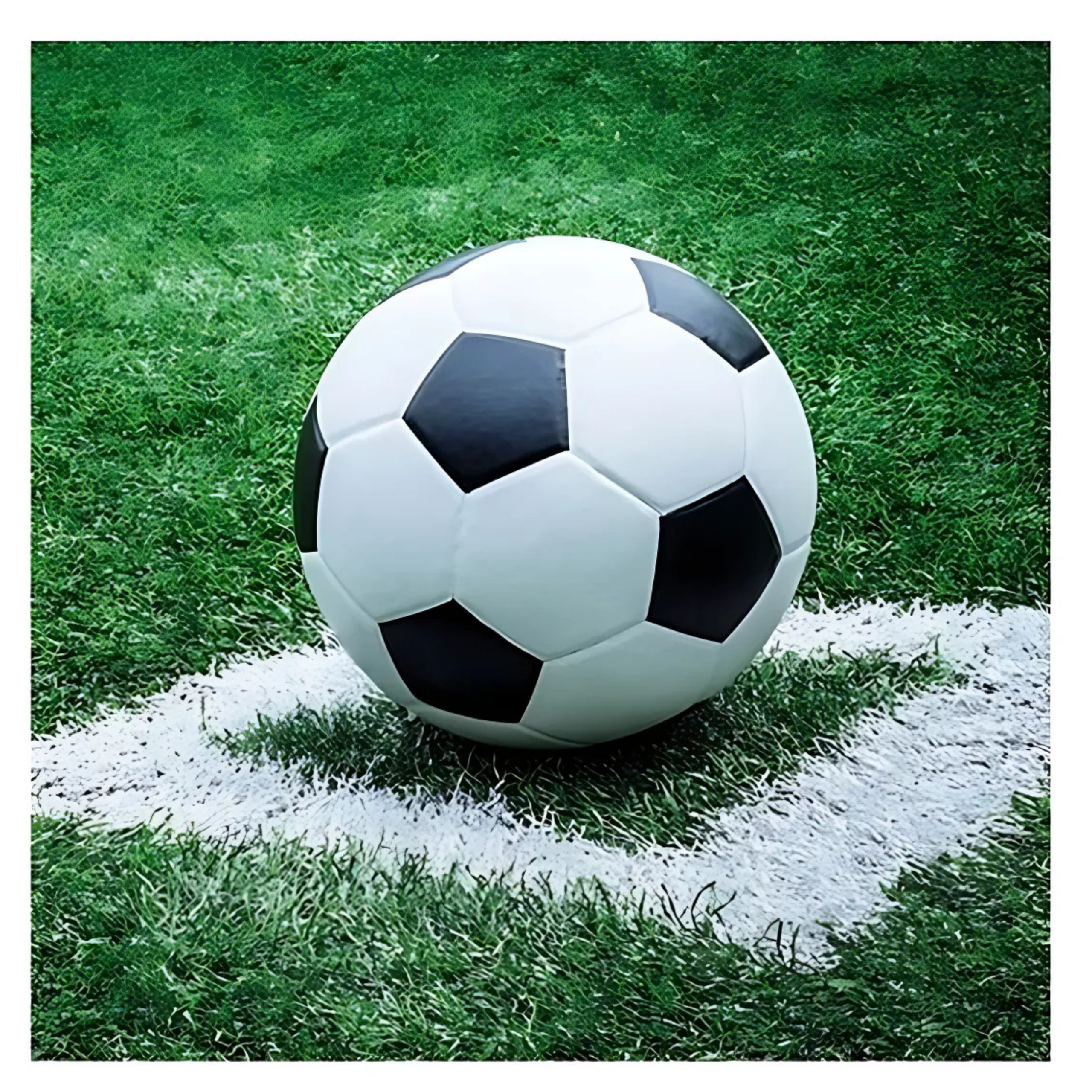 Voetbal thema servetten - 20x - 33 x 33 cm - 3-laags papier - feestservetten