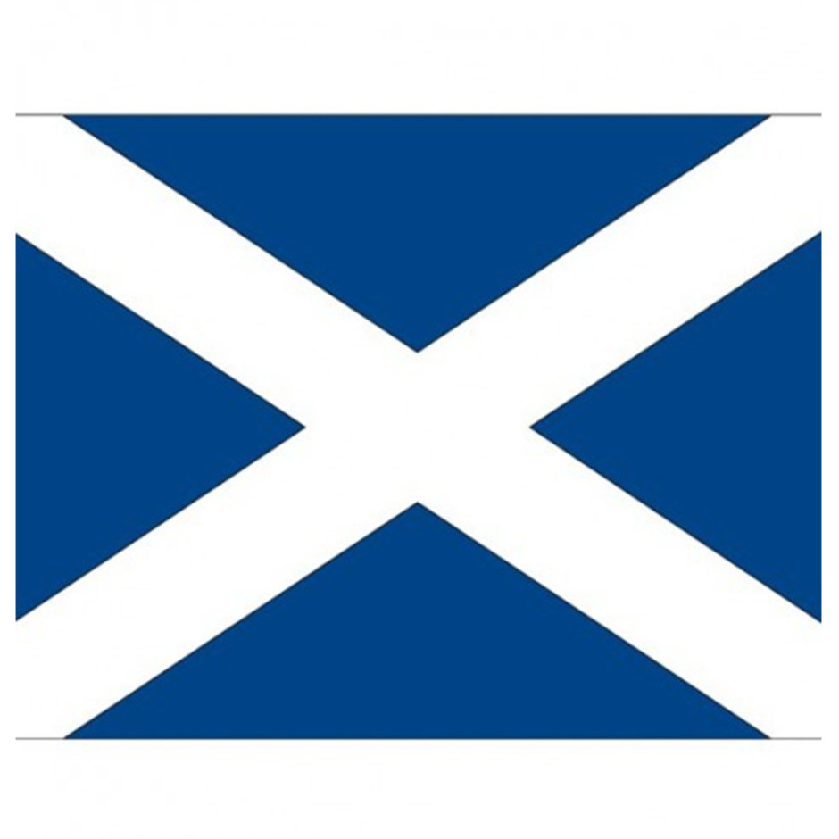 Vlag van Schotland stickers - 7 x 10 cm - Landen - Schotse vlaggetjes